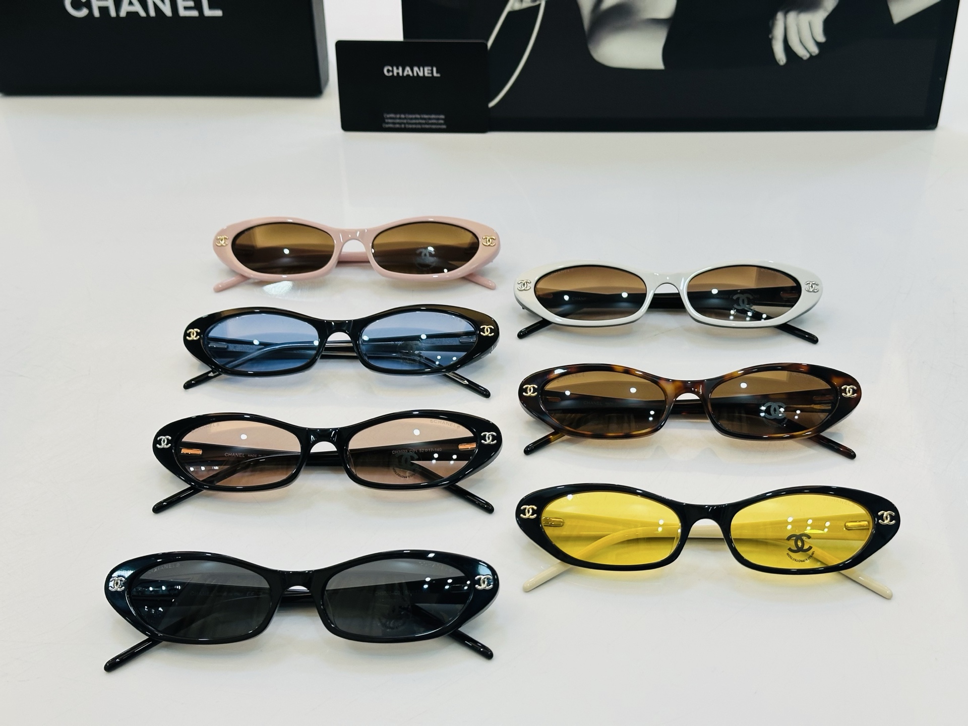 🆕 【CHANE*/香家】MODEL: CH3025 Size：52口17-140 💅🏻💓F太阳镜