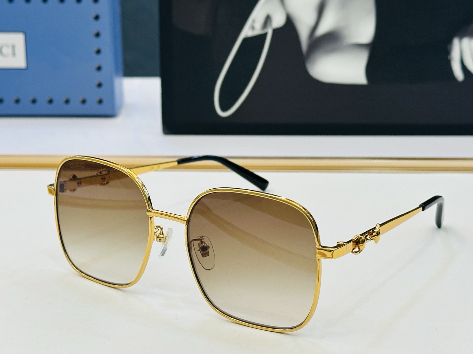 GUCC* 古家 GG2053S 🐝🐝系列 Size：58口18-145 🍁🍁Zm超绝品质 太阳镜。