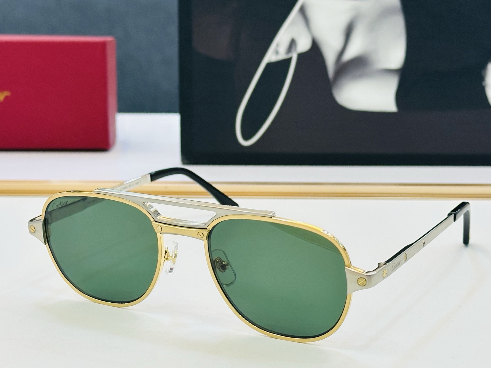 Cartie* 卡家 太阳镜 CT0466S Size：57口18-145 电镀工艺精湛气质十足！CC男