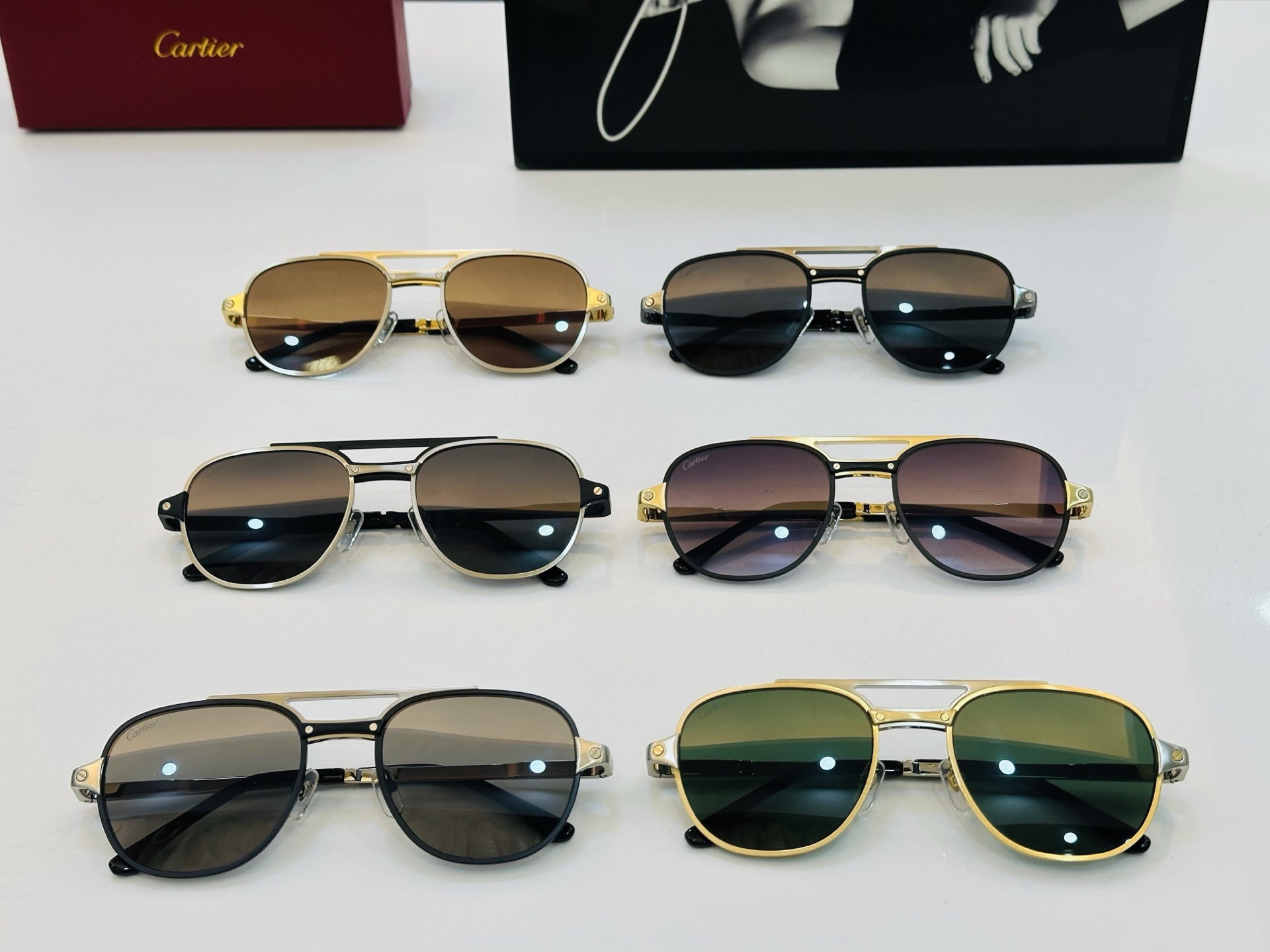 Cartie* 卡家 太阳镜 CT0466S Size：57口18-145 电镀工艺精湛气质十足！CC男