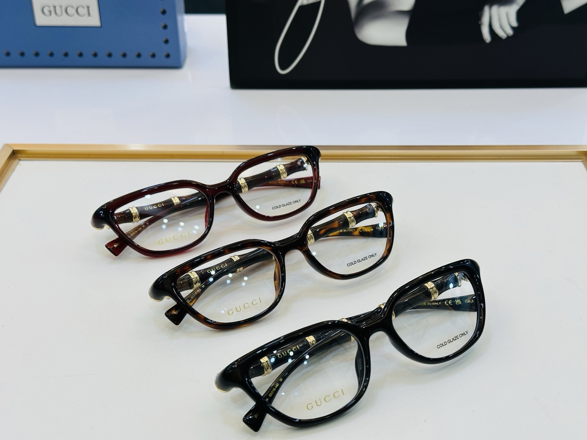 GUCC* 古家 GG2060O 🐝🐝系列 Size：53口16-140 🍁🍁 W超绝品质 。