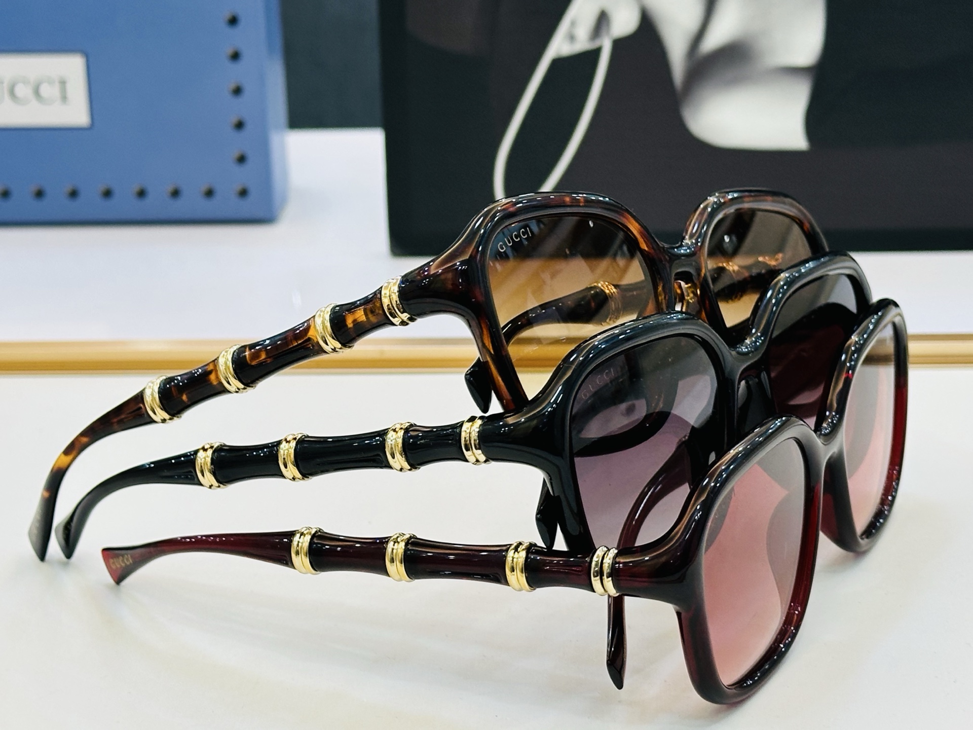 GUCC* 古家 GG2061S 🐝🐝系列 Size：55口17-140 🍁🍁 W超绝品质 。