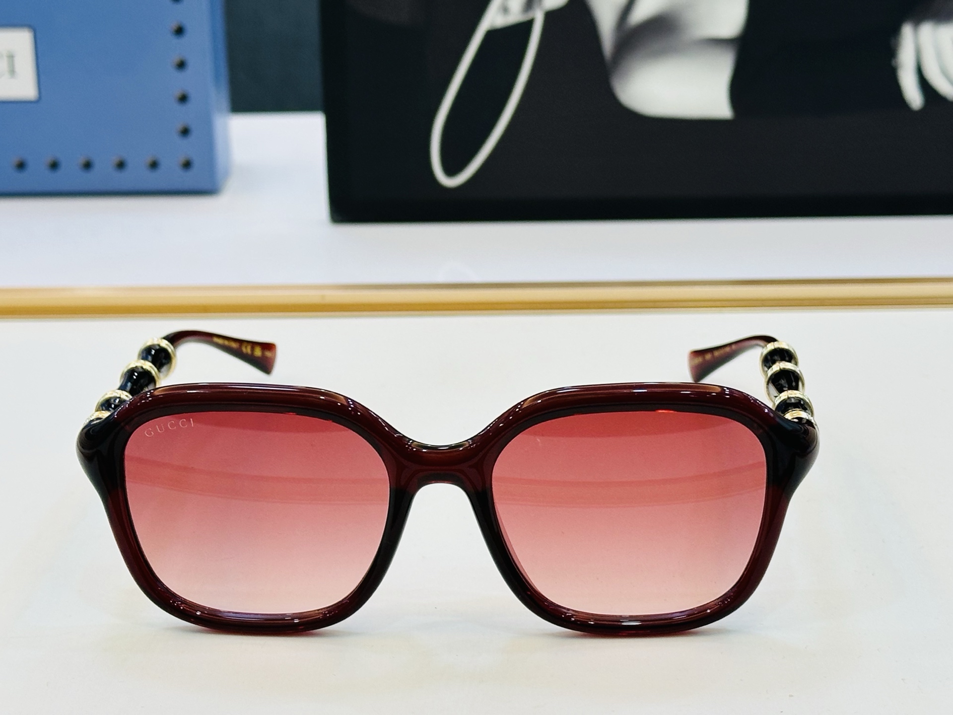 GUCC* 古家 GG2061S 🐝🐝系列 Size：55口17-140 🍁🍁 W超绝品质 。