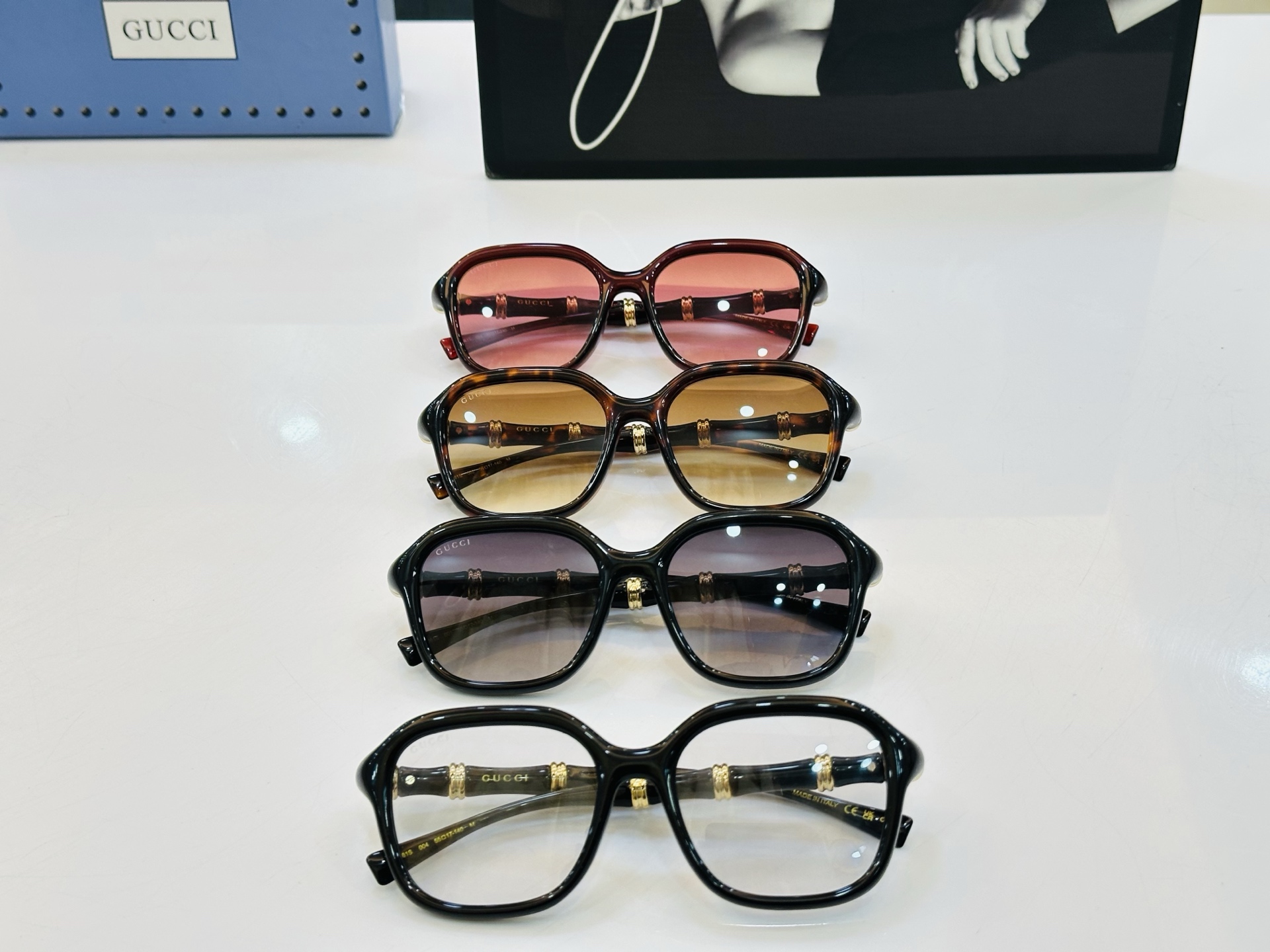 GUCC* 古家 GG2061S 🐝🐝系列 Size：55口17-140 🍁🍁 W超绝品质 。