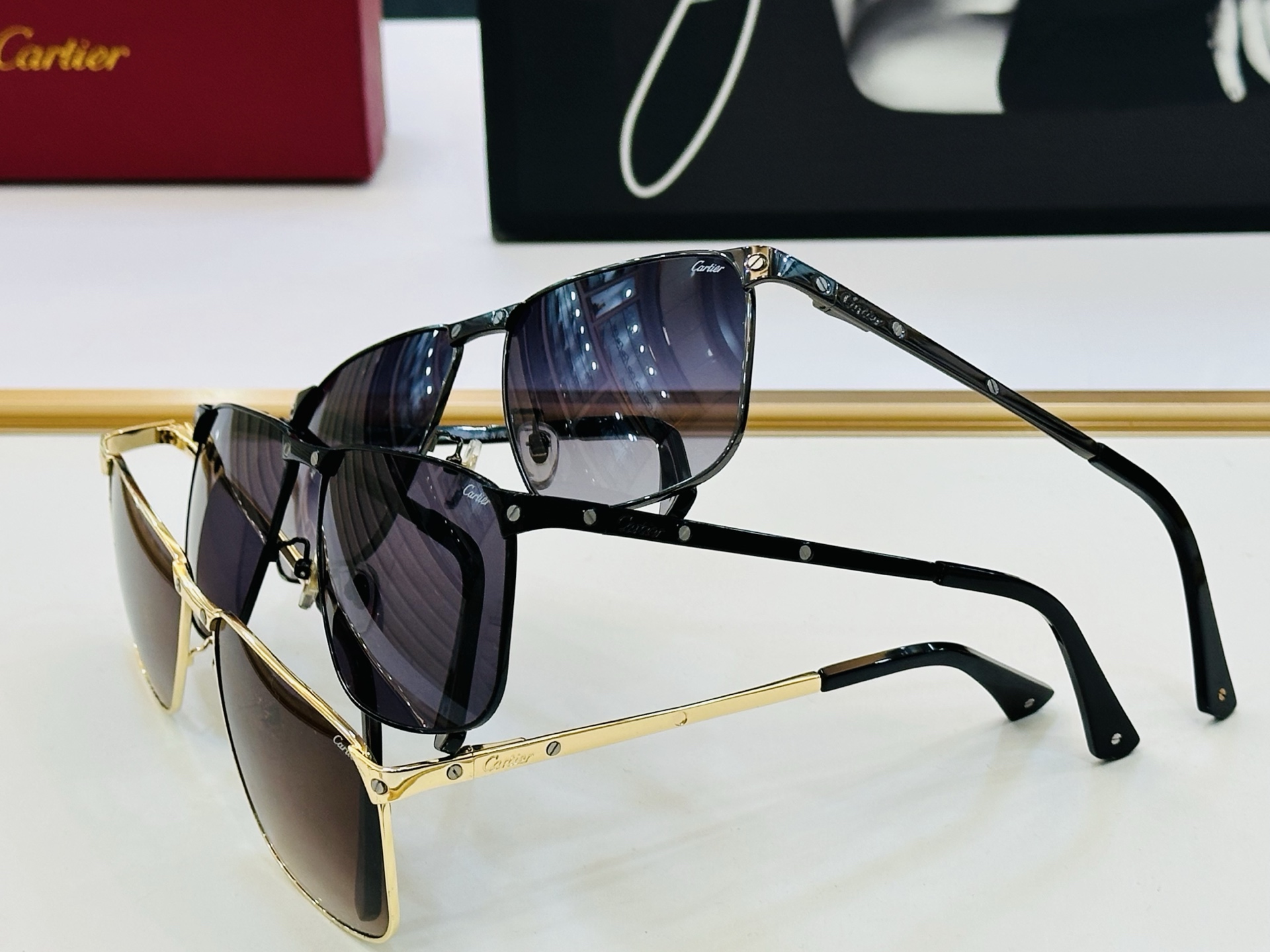 新款 Cartier 卡家 MODEL: CT0322S Size：58口17-140 高品质 镜片边缘