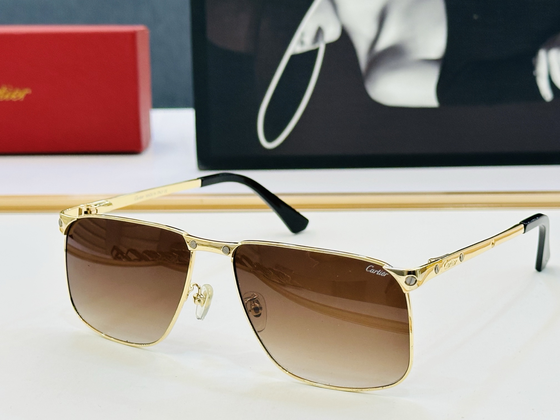 新款 Cartier 卡家 MODEL: CT0322S Size：58口17-140 高品质 镜片边缘