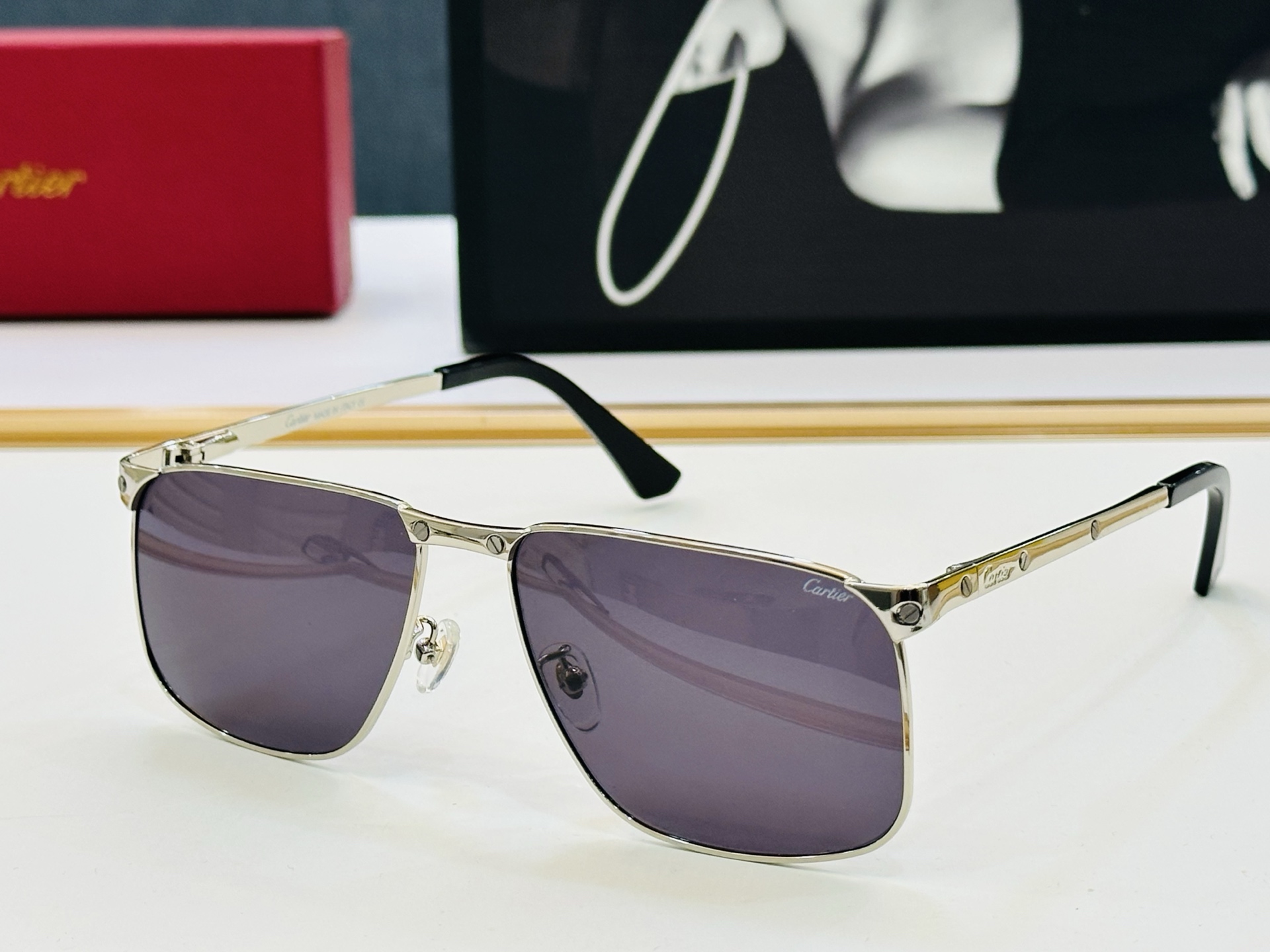 新款 Cartier 卡家 MODEL: CT0322S Size：58口17-140 高品质 镜片边缘