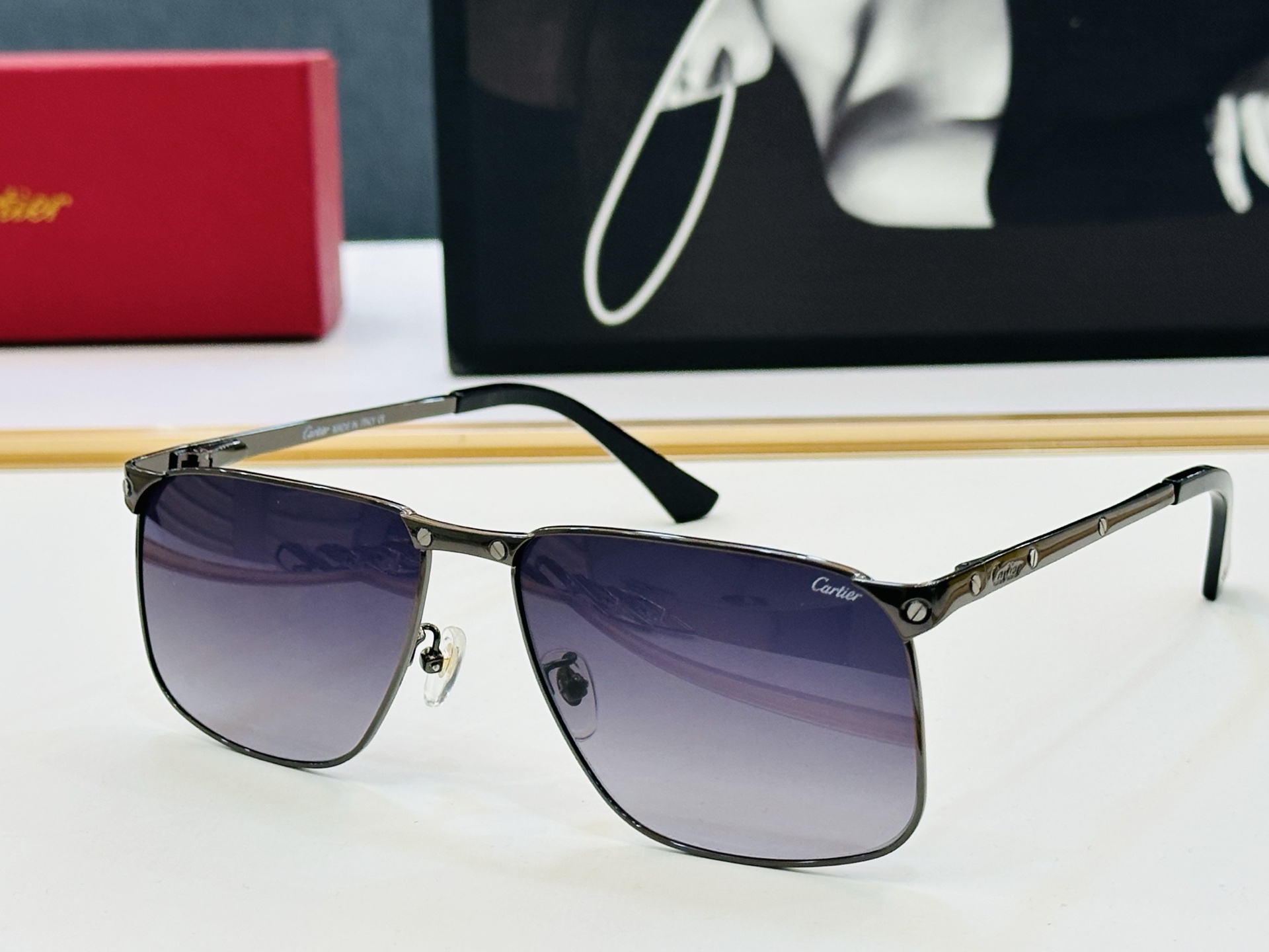 新款 Cartier 卡家 MODEL: CT0322S Size：58口17-140 高品质 镜片边缘