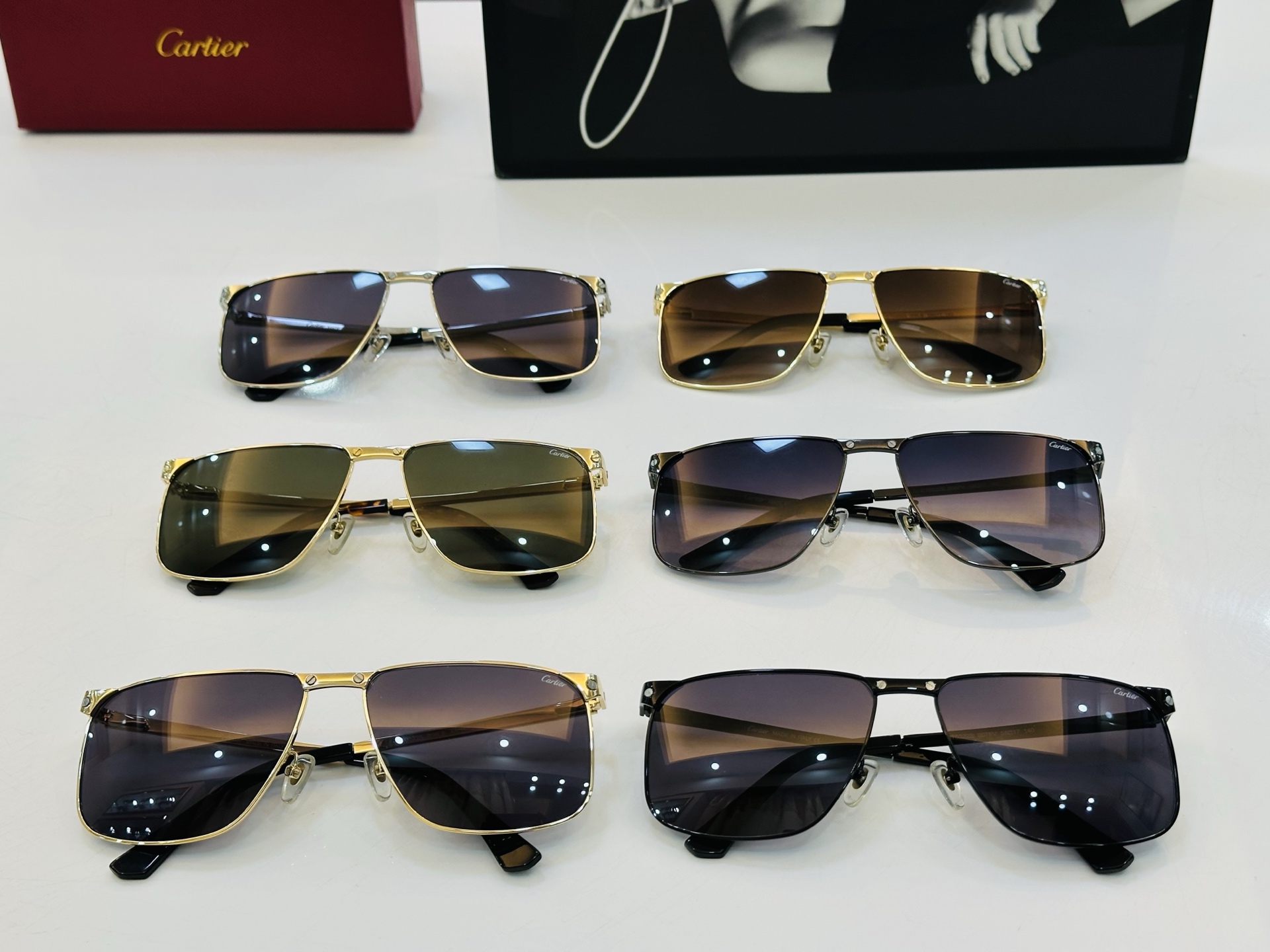 新款 Cartier 卡家 MODEL: CT0322S Size：58口17-140 高品质 镜片边缘