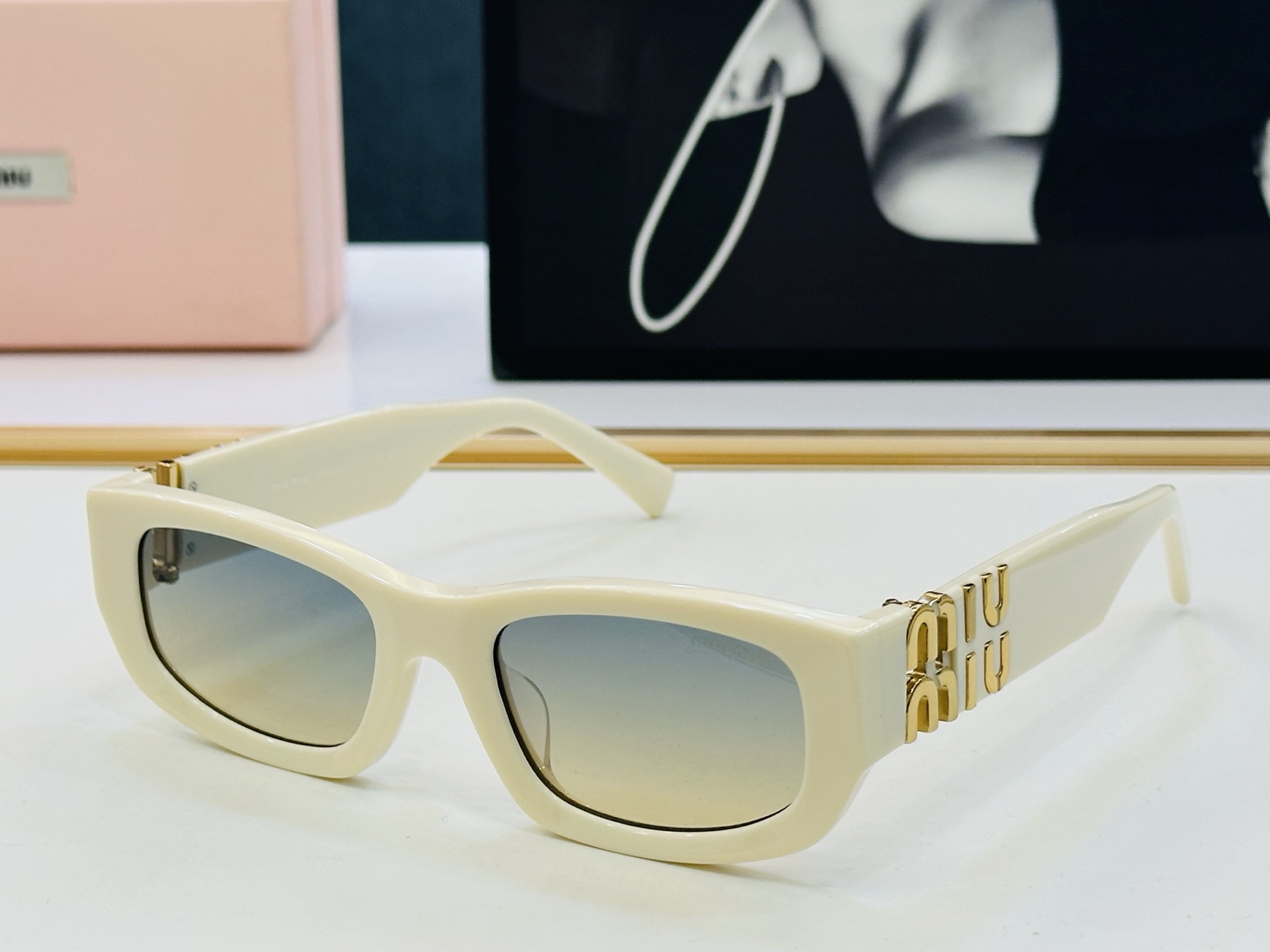 谬家 SMU B04 Size：53口22-135 女士太阳眼镜 [玫瑰][玫瑰] 高档 J时尚墨镜潮人