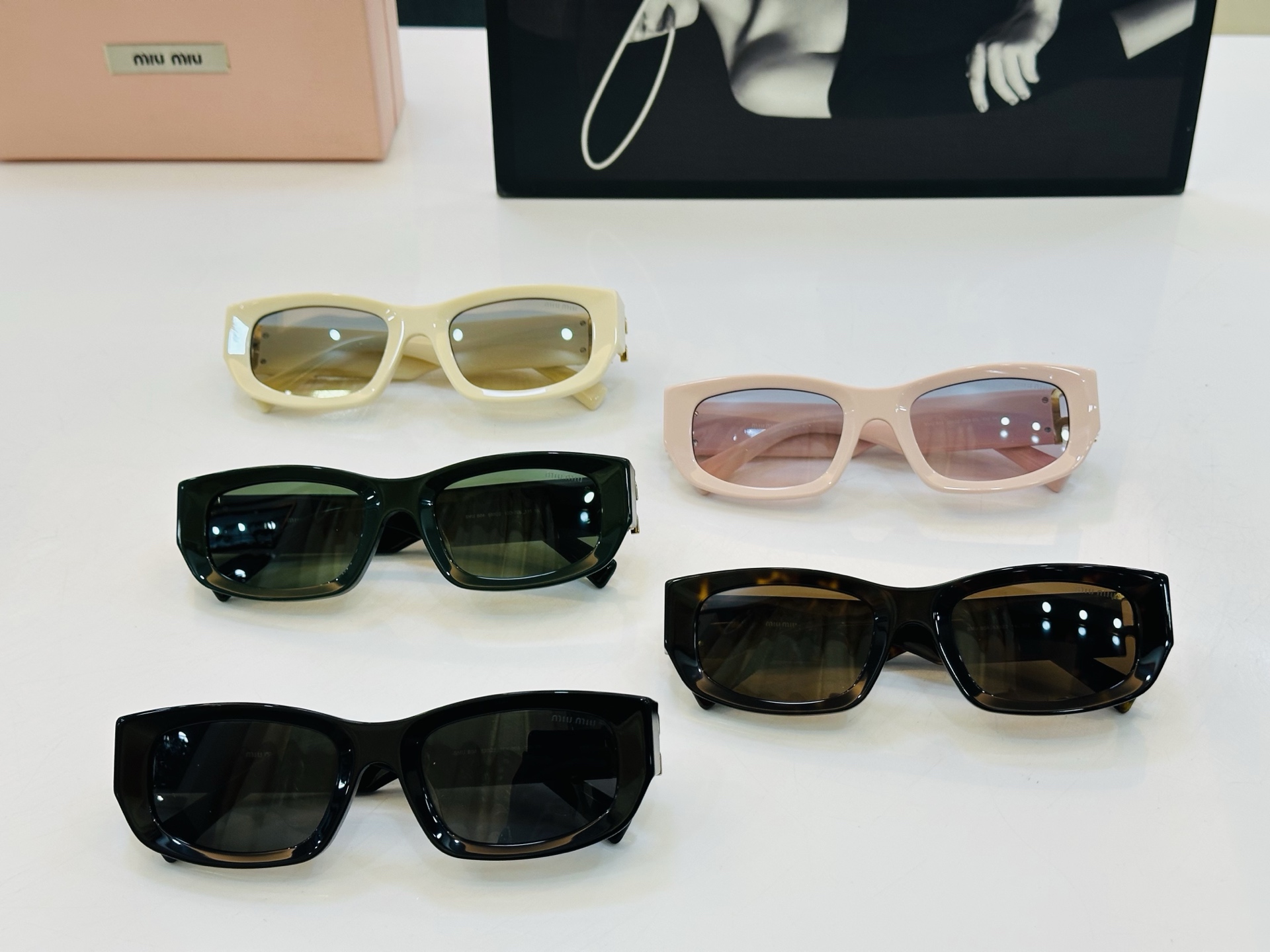 谬家 SMU B04 Size：53口22-135 女士太阳眼镜 [玫瑰][玫瑰] 高档 J时尚墨镜潮人