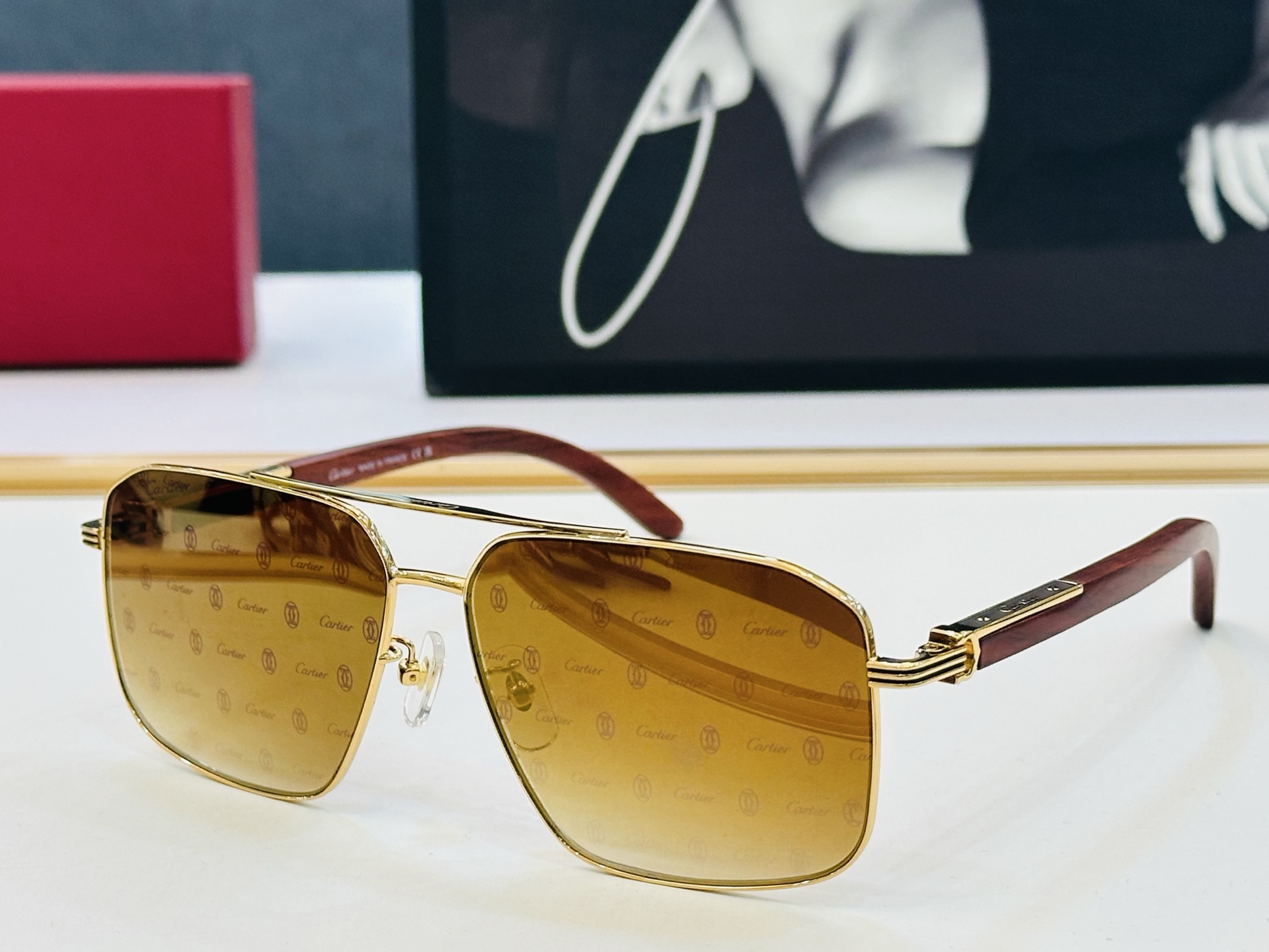 🆕 原版Cartie* 卡家 官网经典款 太阳镜 CT0567S Size：61口14-145 电镀工艺