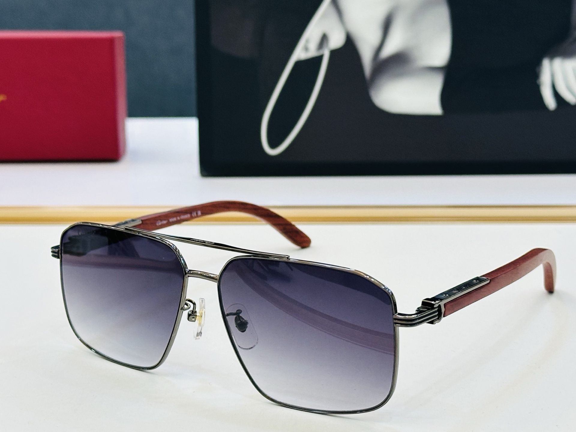 🆕 原版Cartie* 卡家 官网经典款 太阳镜 CT0567S Size：61口14-145 电镀工艺