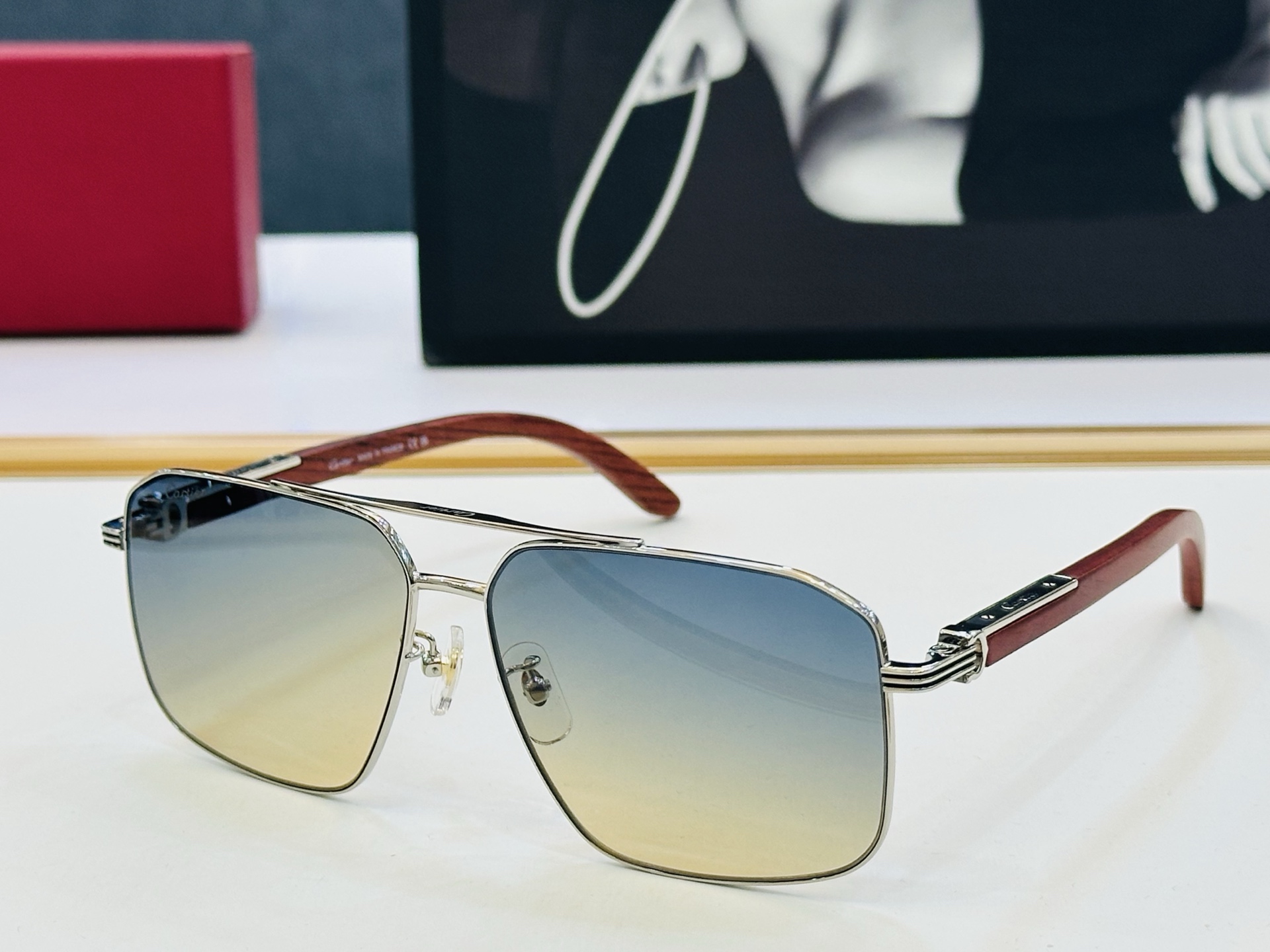 🆕 原版Cartie* 卡家 官网经典款 太阳镜 CT0567S Size：61口14-145 电镀工艺