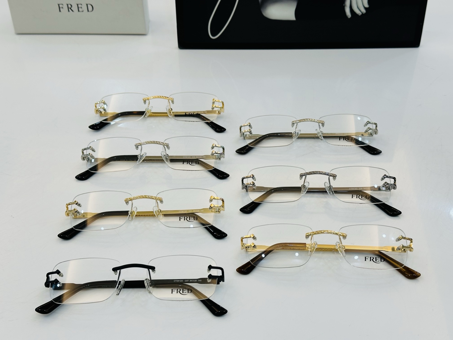 🔺FRED🔻法兰 FG0512 Size：54口20-145 醒目品牌logo🔝🔝L上脸超美 配光架