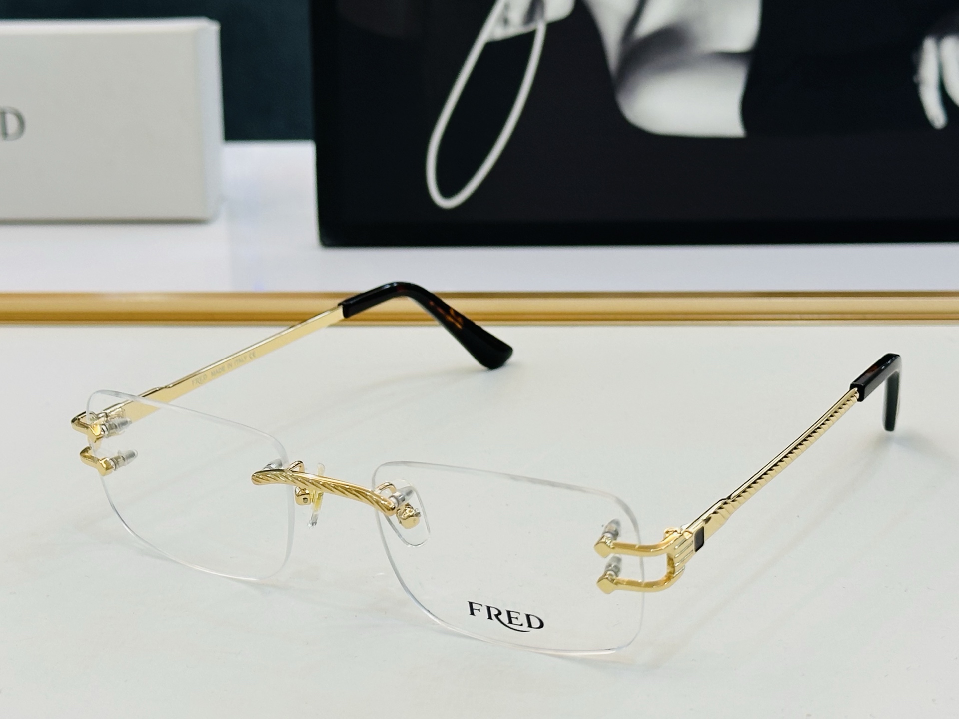 🔺FRED🔻法兰 FG0512 Size：54口20-145 醒目品牌logo🔝🔝L上脸超美 配光架