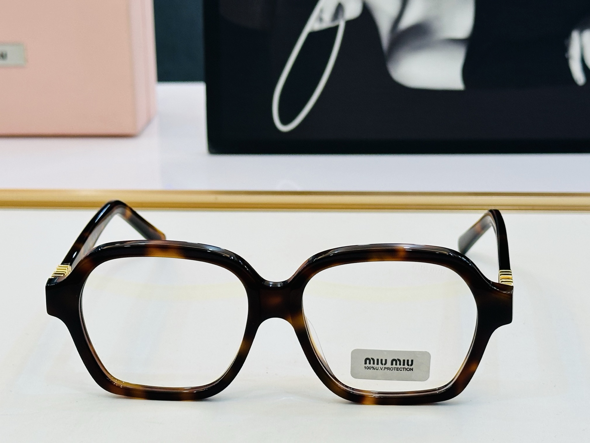 ❤️❤️🆕 谬家 MU03YV Size：54口17-145 [玫瑰]得意]微笑] 一 独具品质 配光镜