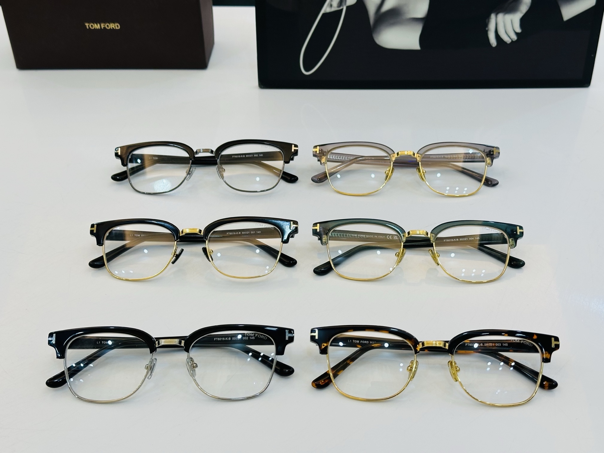 🆕款 TOM FORD🏇汤姆家 MODEL:FT6016-K-B Size：50口21-145 🈷️😍时