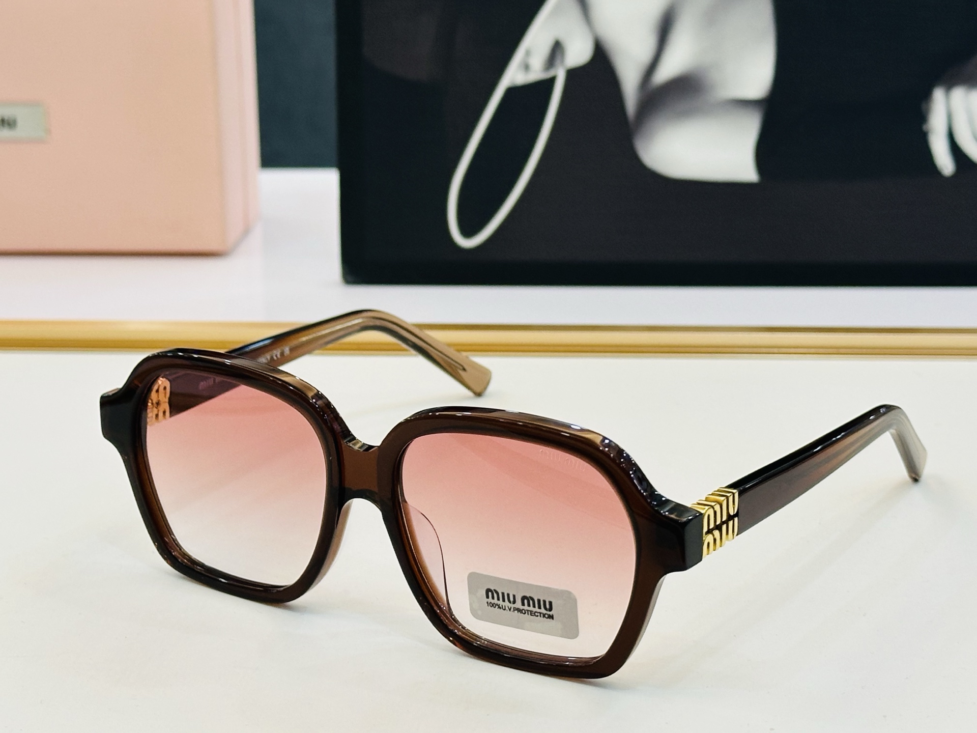 ❤️❤️🆕 谬家 MU03YV Size：54口17-145 [玫瑰]得意]微笑] 一 独具品质 配光镜