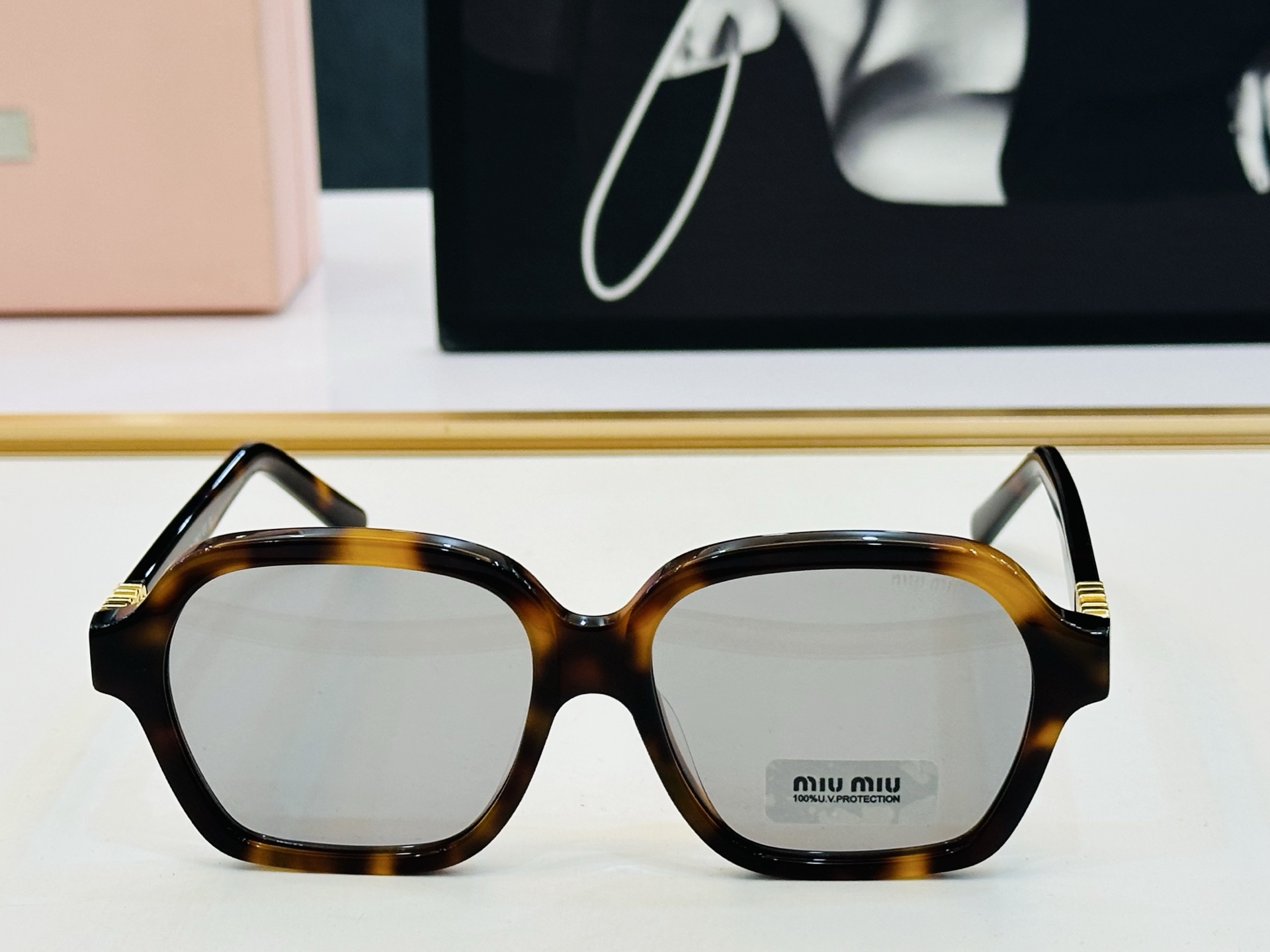 ❤️❤️🆕 谬家 MU03YV Size：54口17-145 [玫瑰]得意]微笑] 一 独具品质 配光镜