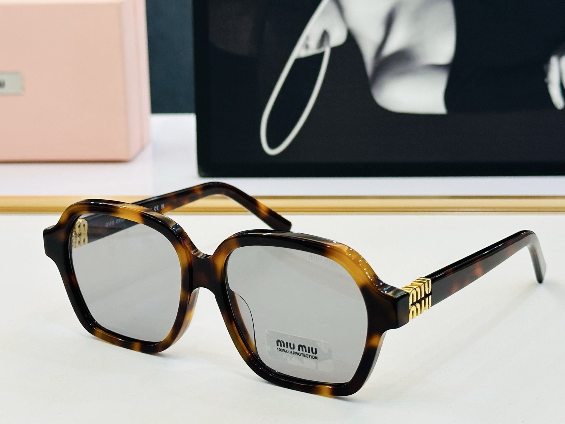 ❤️❤️🆕 谬家 MU03YV Size：54口17-145 [玫瑰]得意]微笑] 一 独具品质 配光镜