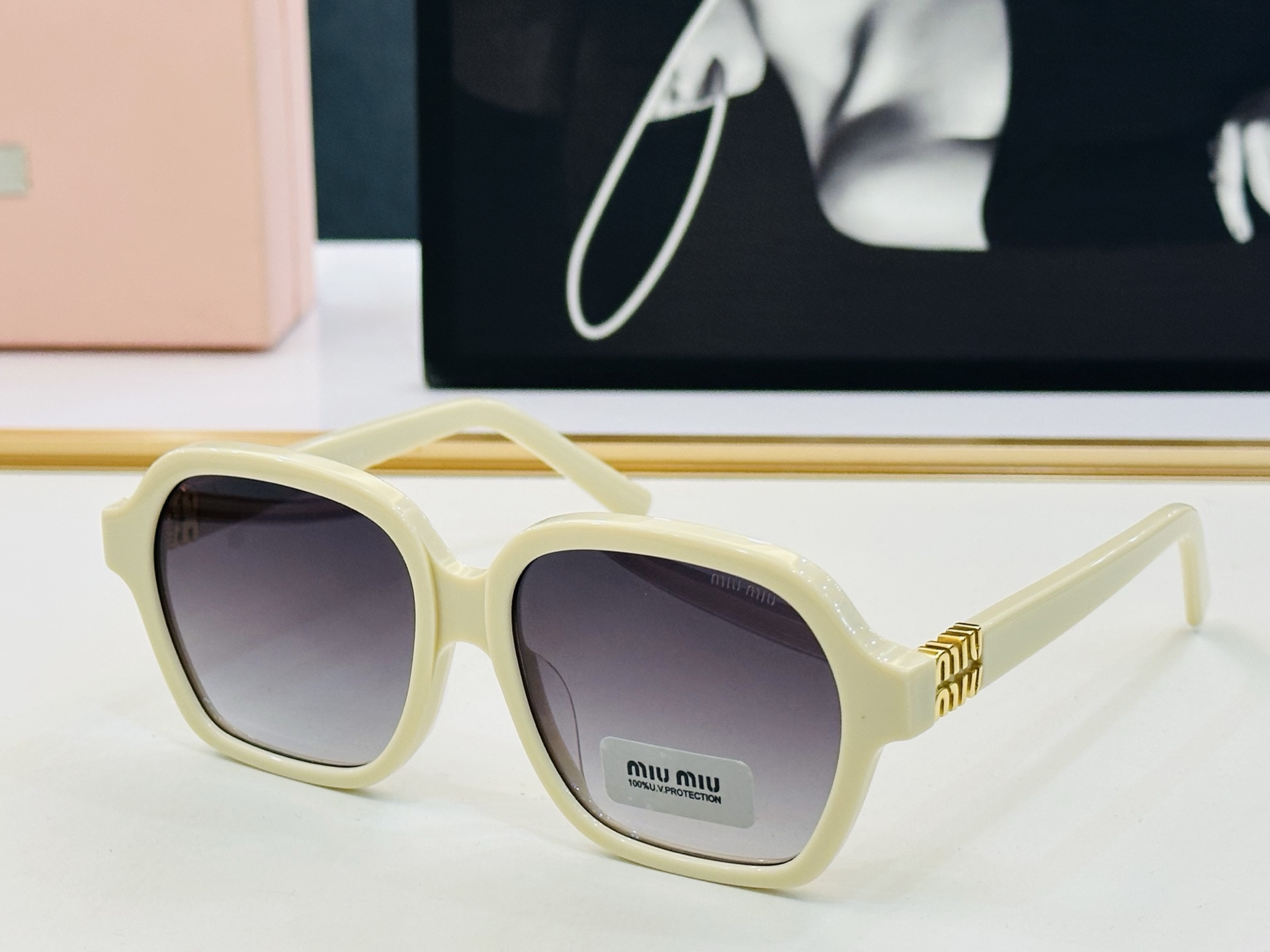 ❤️❤️🆕 谬家 MU03YV Size：54口17-145 [玫瑰]得意]微笑] 一 独具品质 配光镜