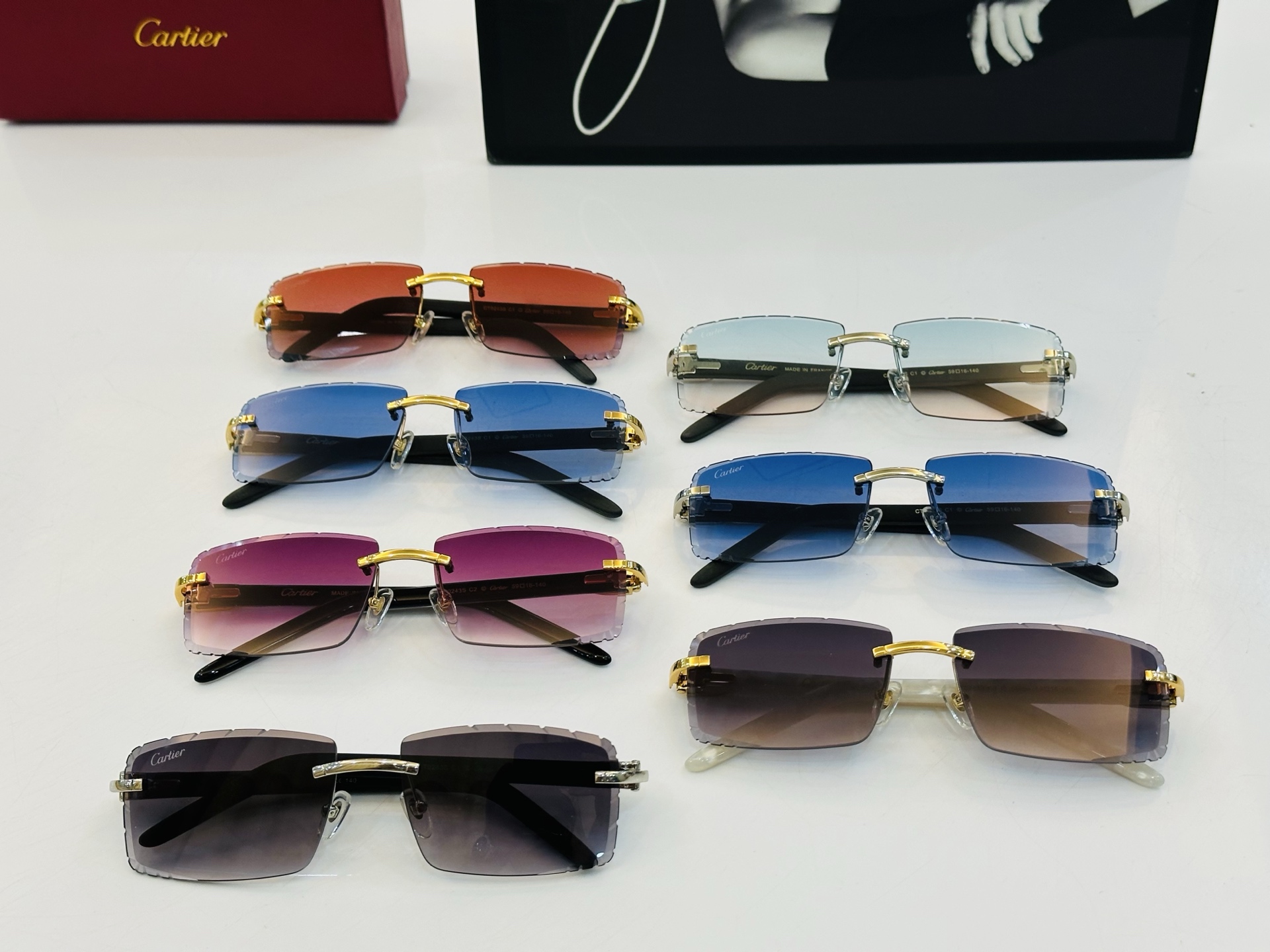 Cartie* 卡家 CT0243S 太阳镜 Size：59口16-140 工艺精湛气质十足！S男女同款