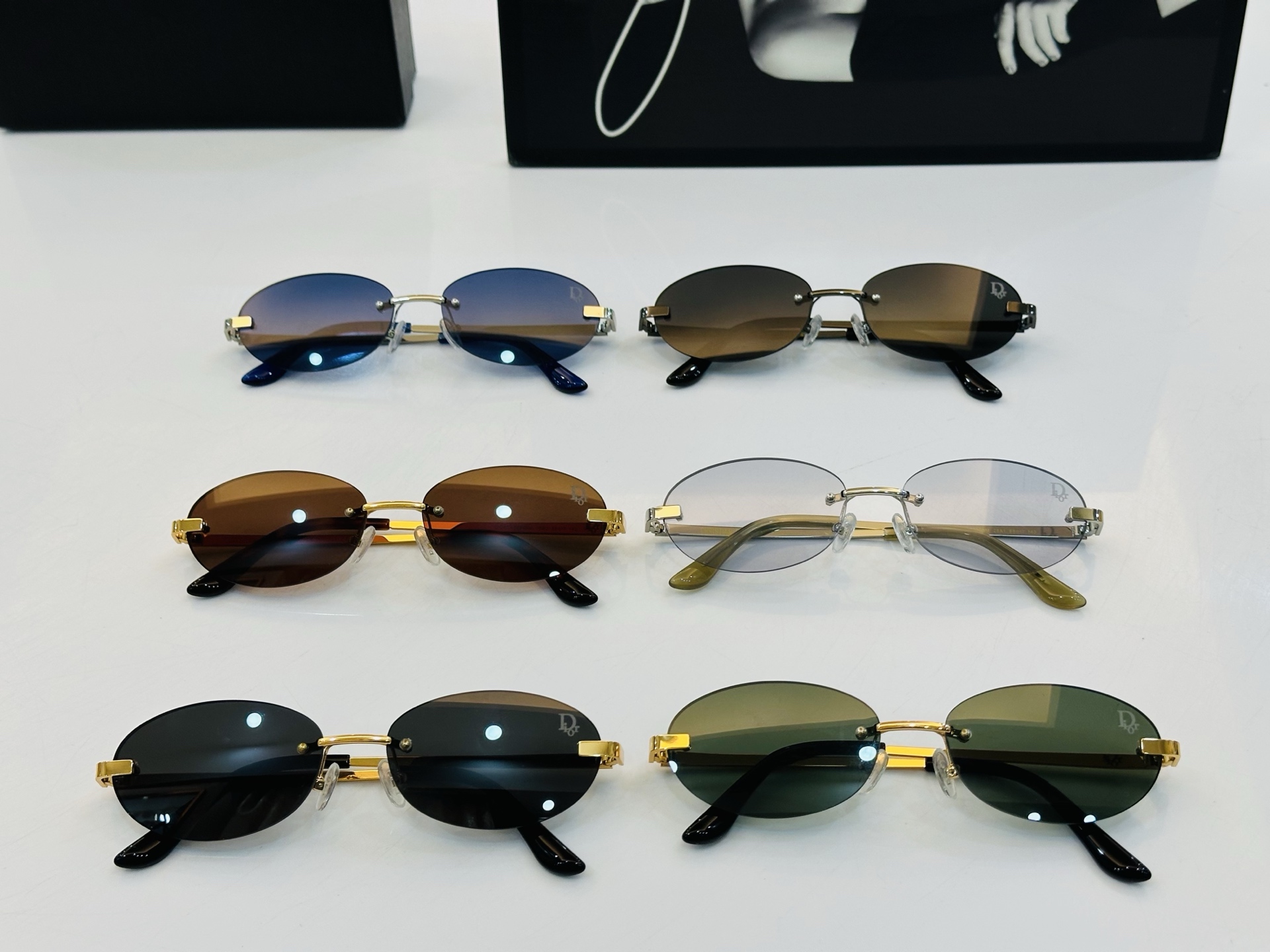 🔻🔻🔻DIO* 迪家 CAT29GMN Size：58口17-143 春夏款墨镜 😎🔆 K搭配镜腿精致 