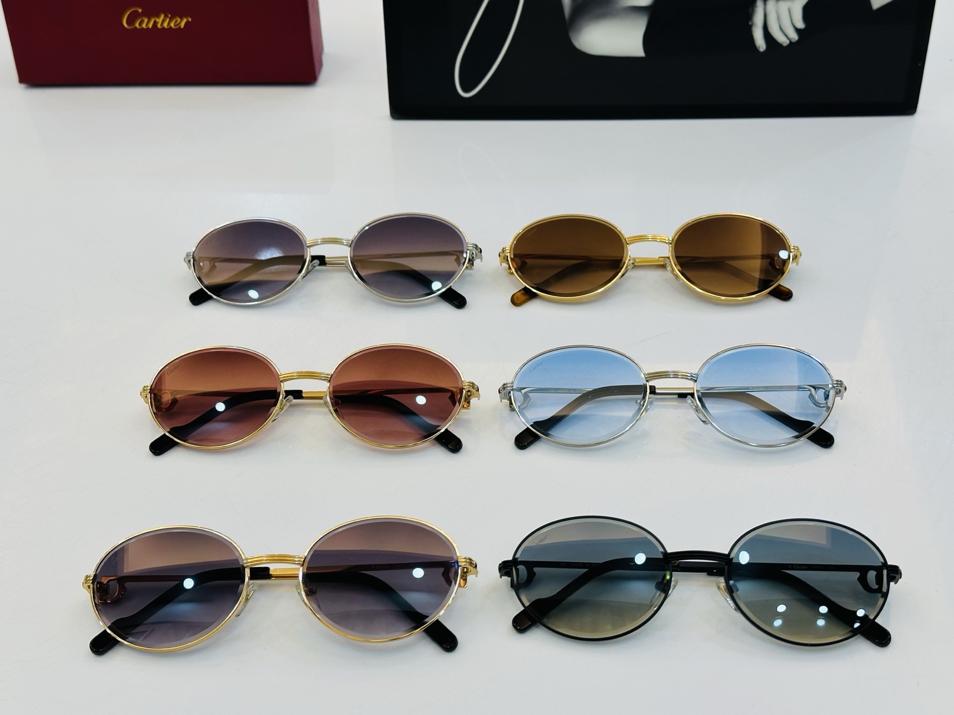 🆕 原版Cartie* 卡家 太阳镜 CT0628S Size：57口19-145电镀工艺精湛大牌品 K