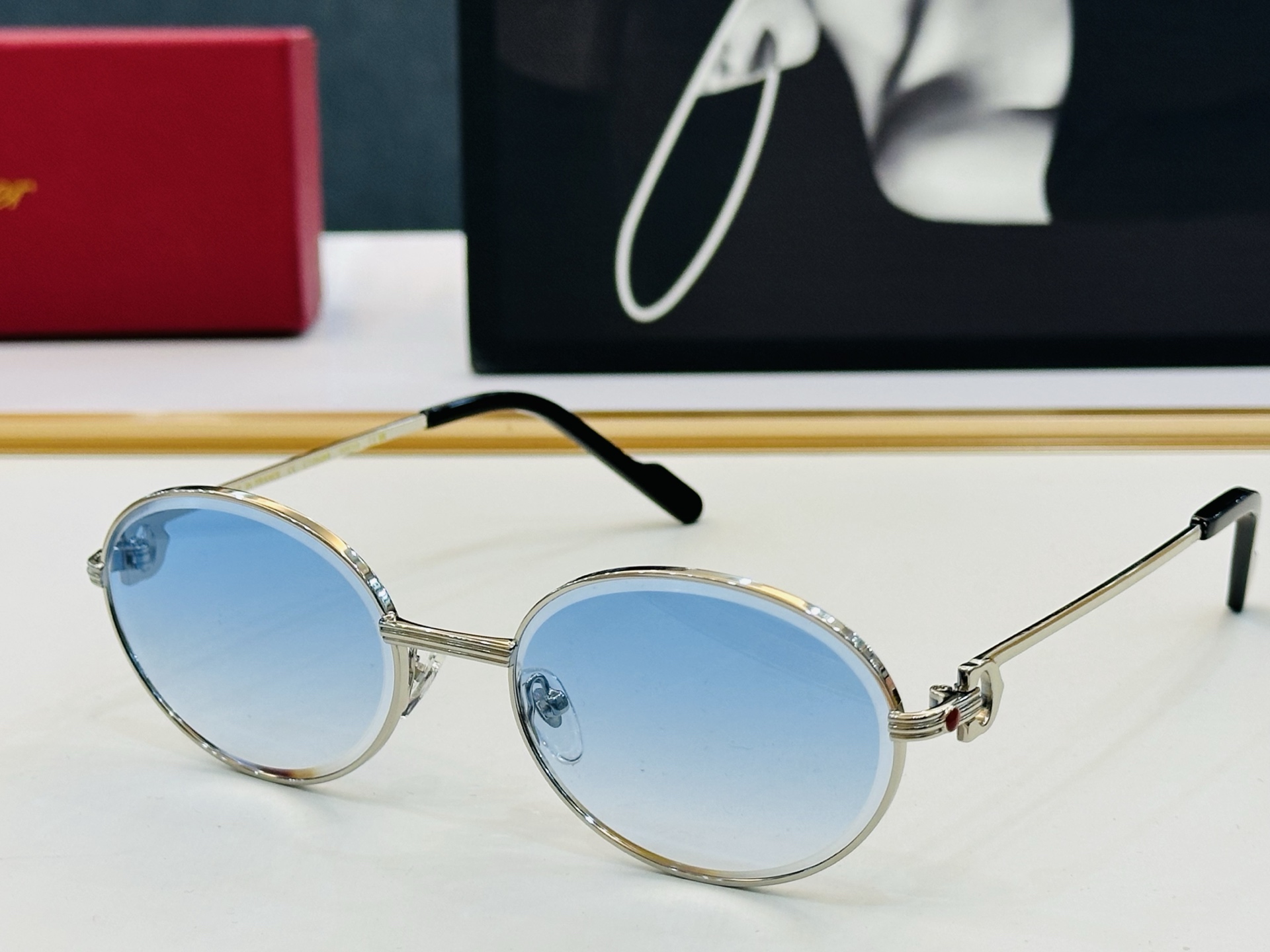 🆕 原版Cartie* 卡家 太阳镜 CT0628S Size：57口19-145电镀工艺精湛大牌品 K