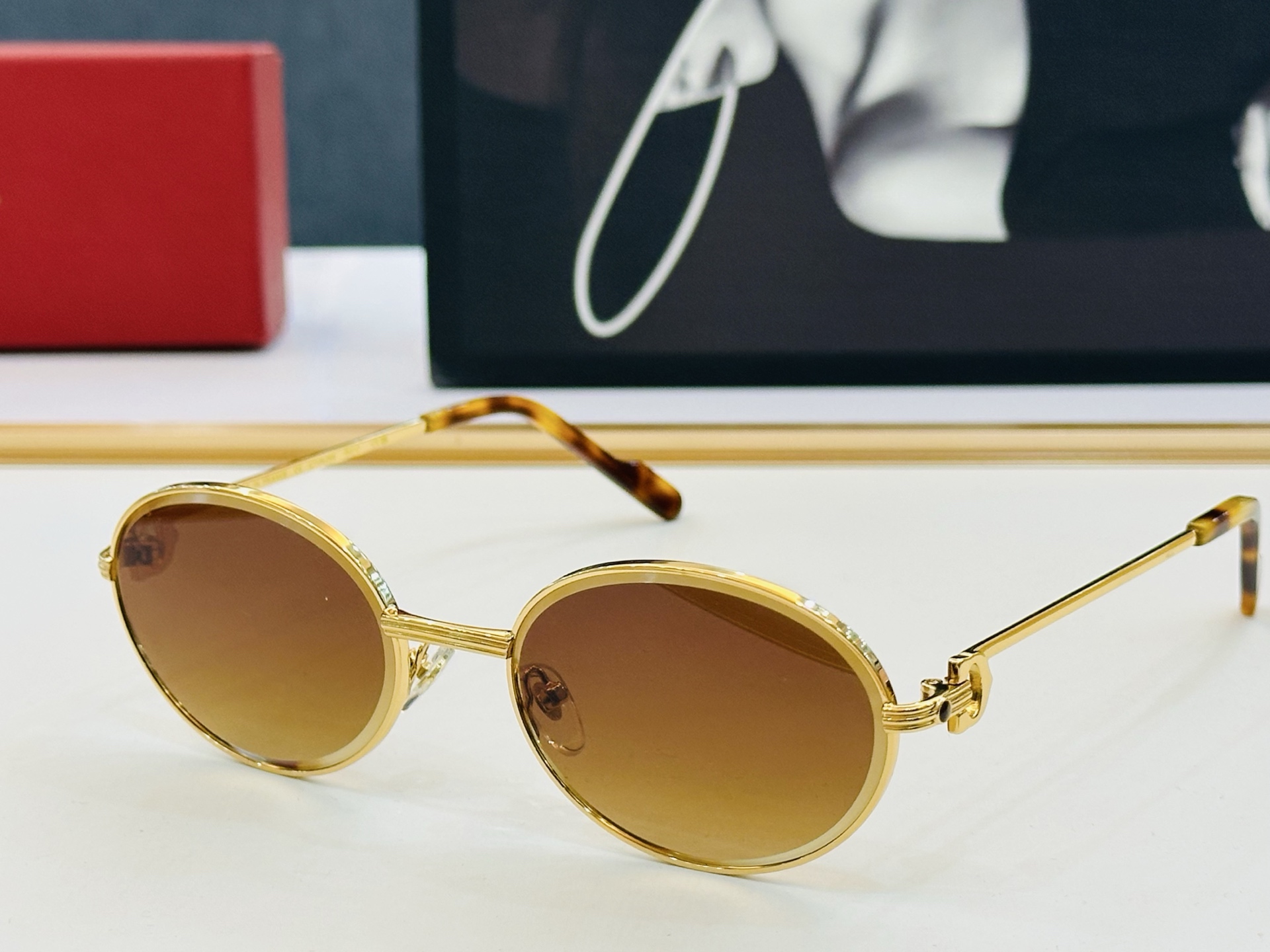 🆕 原版Cartie* 卡家 太阳镜 CT0628S Size：57口19-145电镀工艺精湛大牌品 K