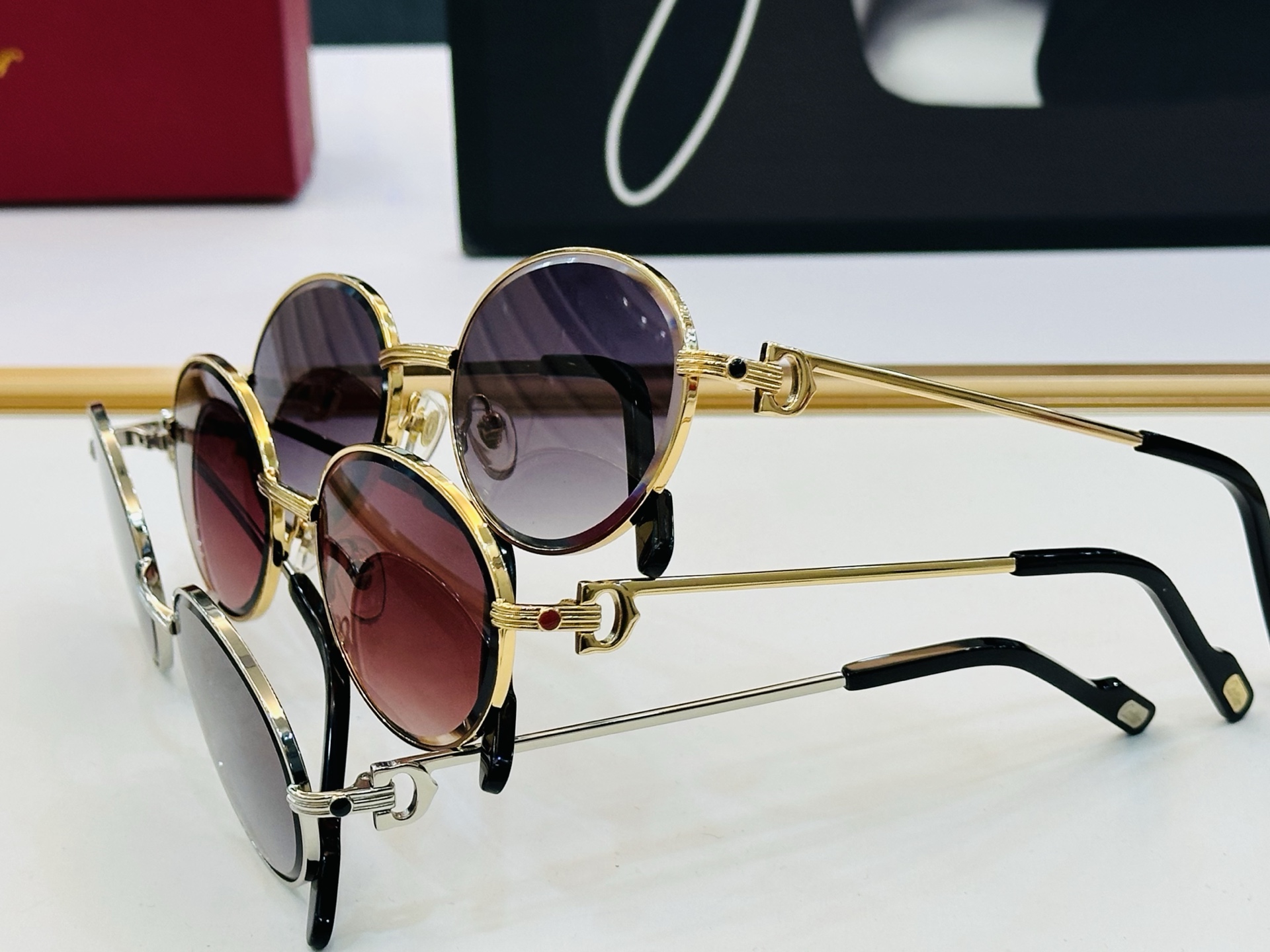 🆕 原版Cartie* 卡家 太阳镜 CT0628S Size：57口19-145电镀工艺精湛大牌品 K