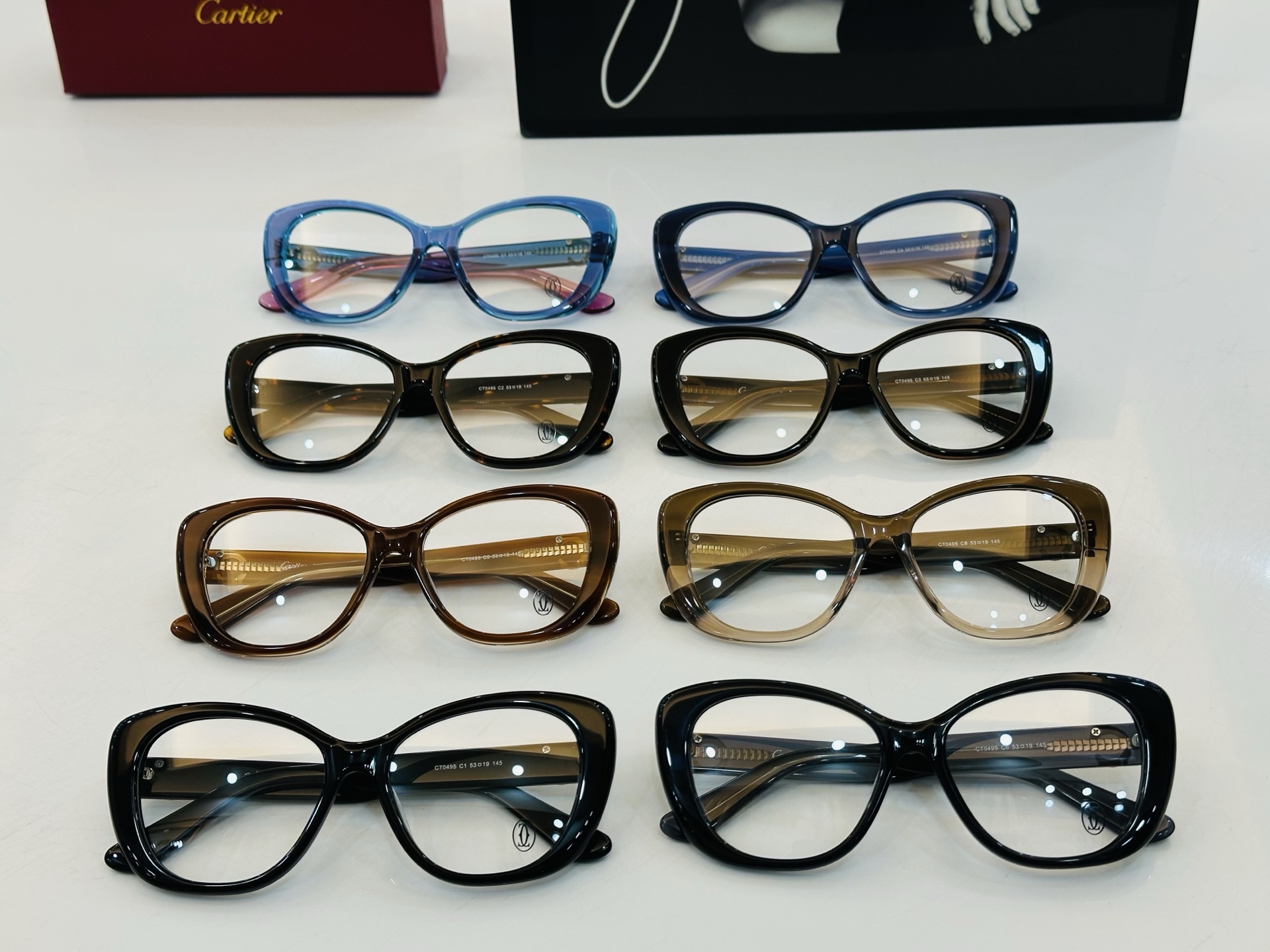 Cartie* 卡家 太阳镜 CT0495 Size：53口19-145 工艺精湛气质十足！Z男女同款 