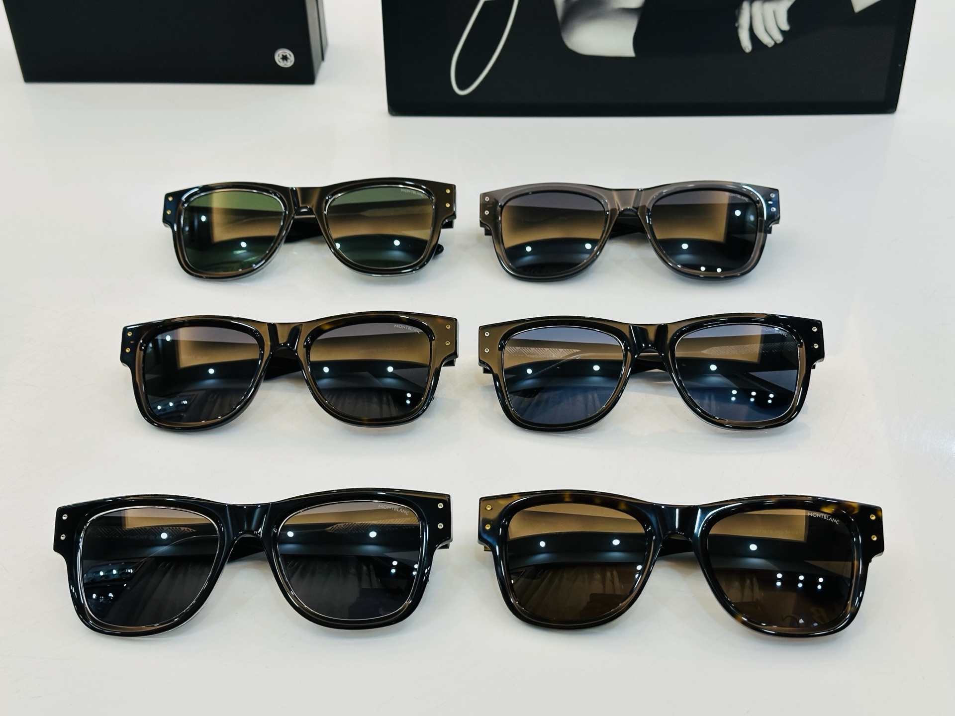 MB0381S Size：54口21-145 🌤万宝龙 非常能彰显一个人的品味品质做工稳实 L 太阳镜