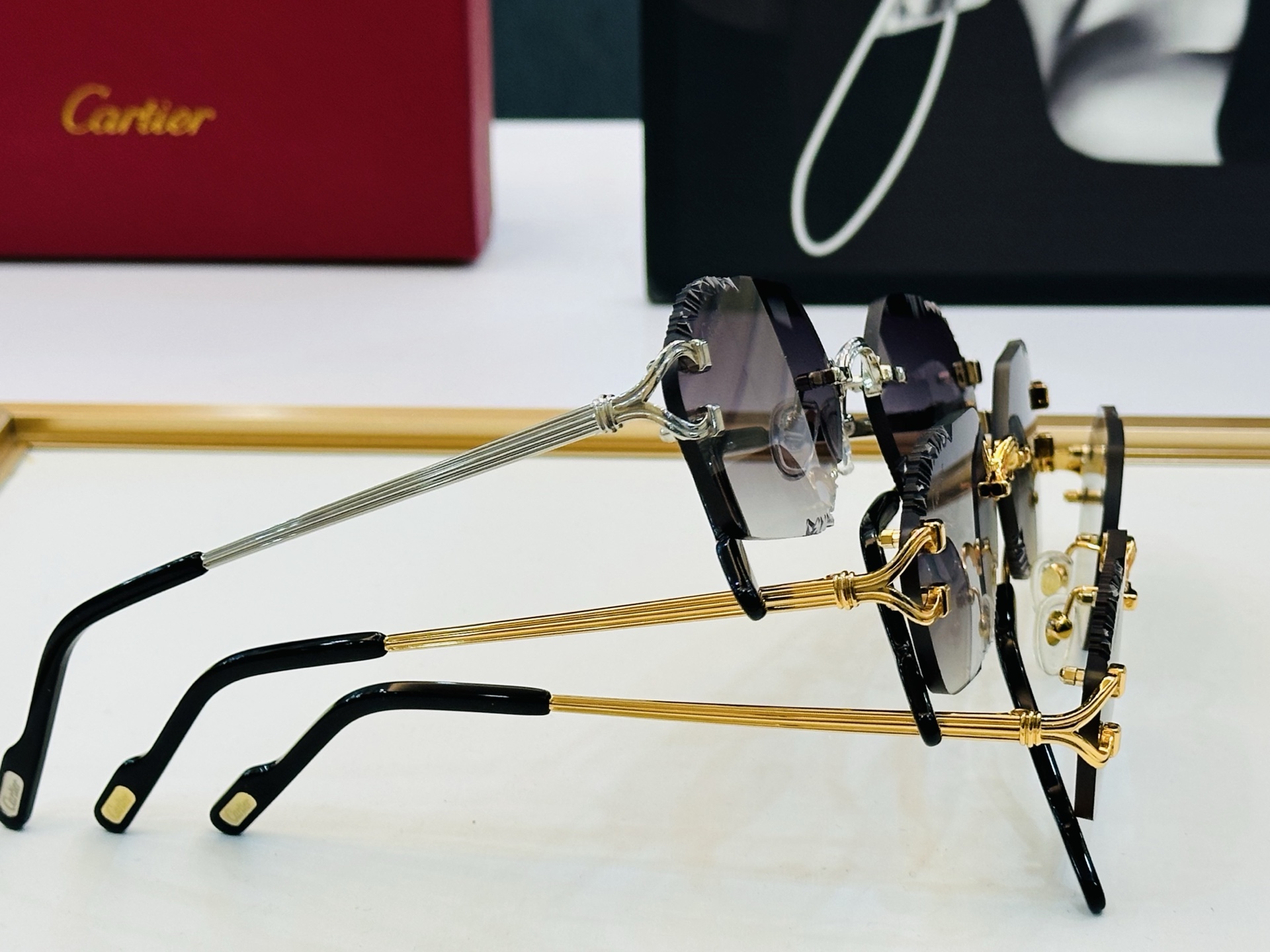 🆕 原版Cartie* 卡家 太阳镜 CT0767S Size：57口17-142 电镀工艺精湛大牌品 