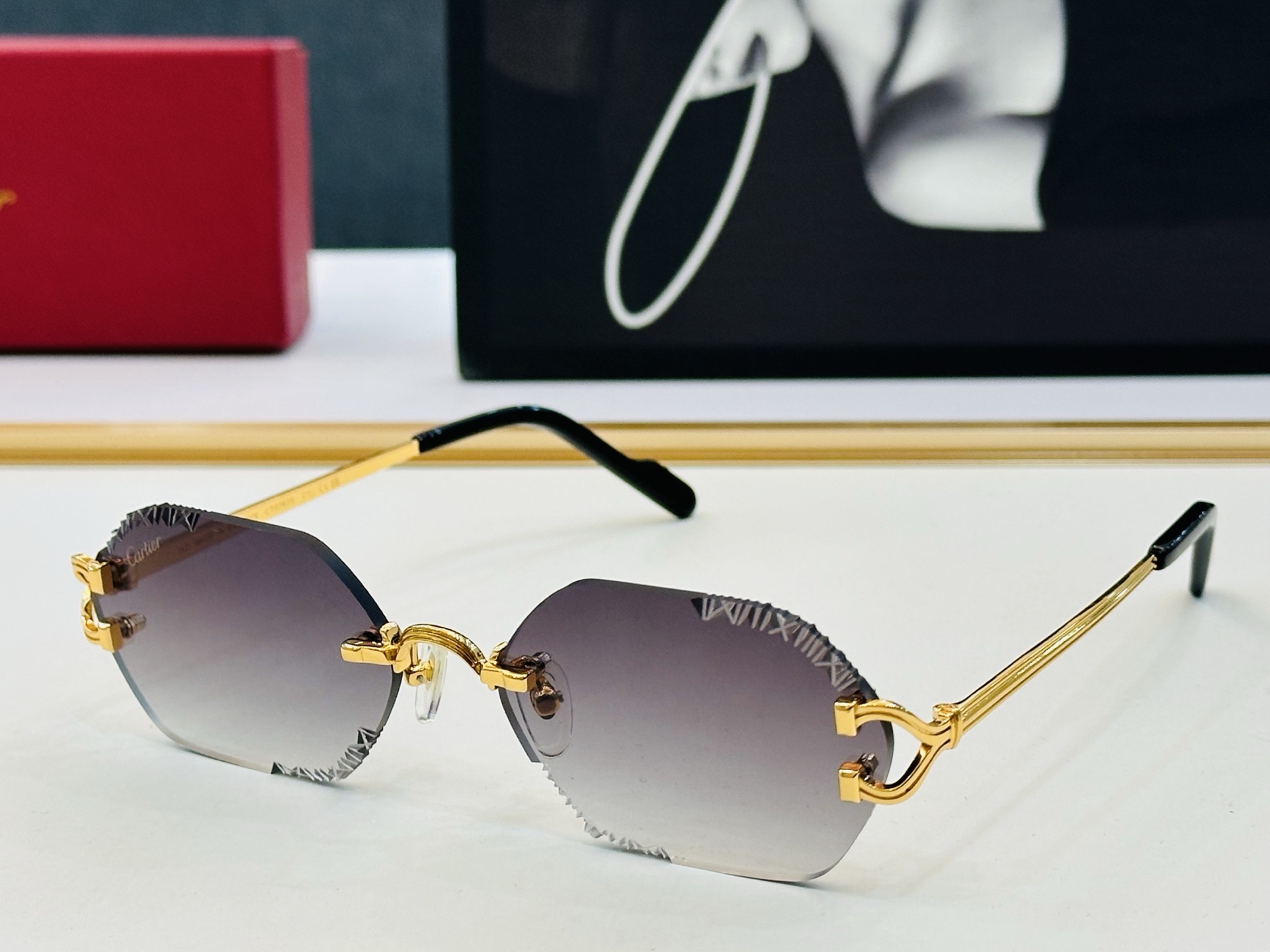 🆕 原版Cartie* 卡家 太阳镜 CT0767S Size：57口17-142 电镀工艺精湛大牌品 