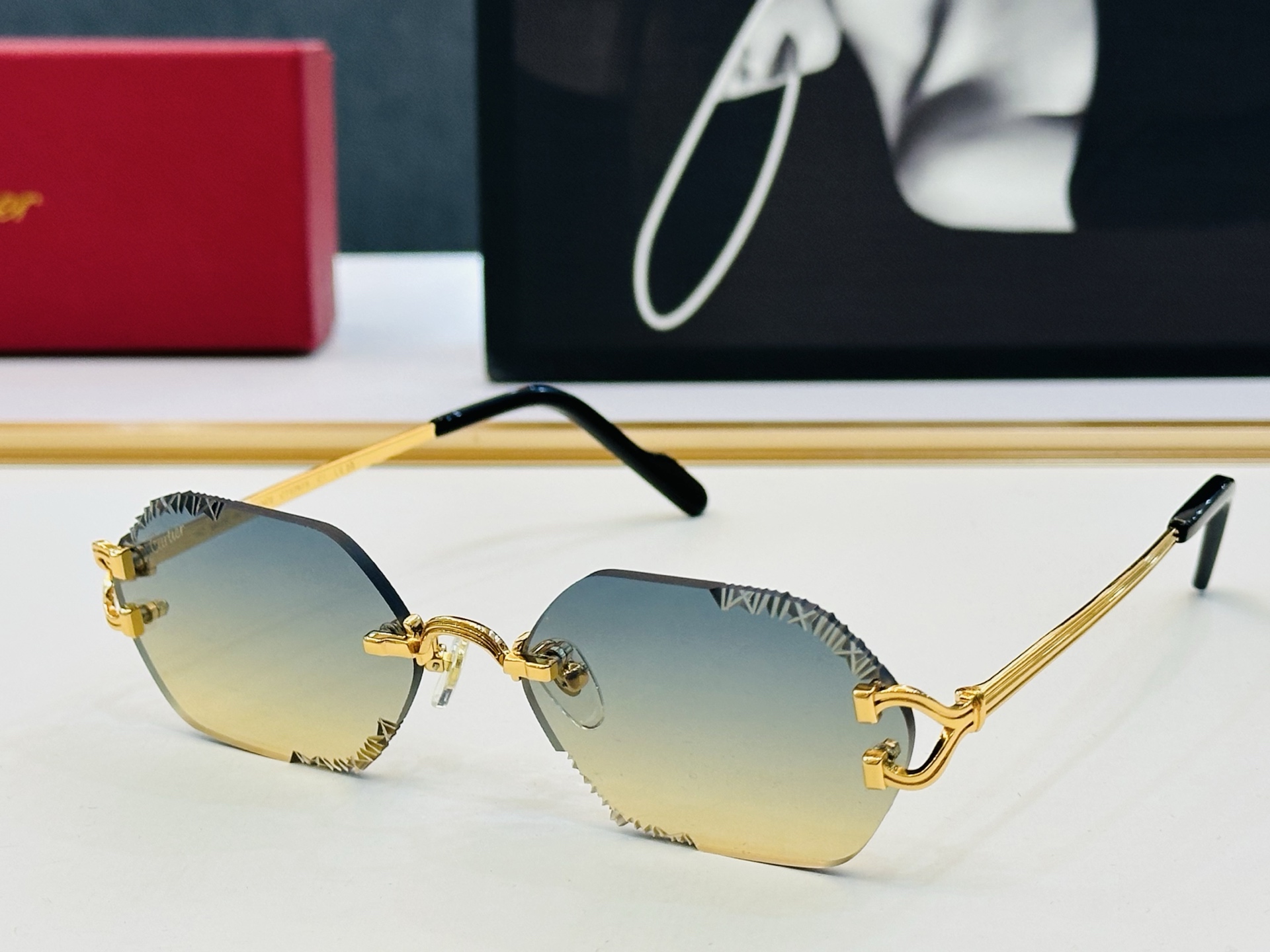 🆕 原版Cartie* 卡家 太阳镜 CT0767S Size：57口17-142 电镀工艺精湛大牌品 