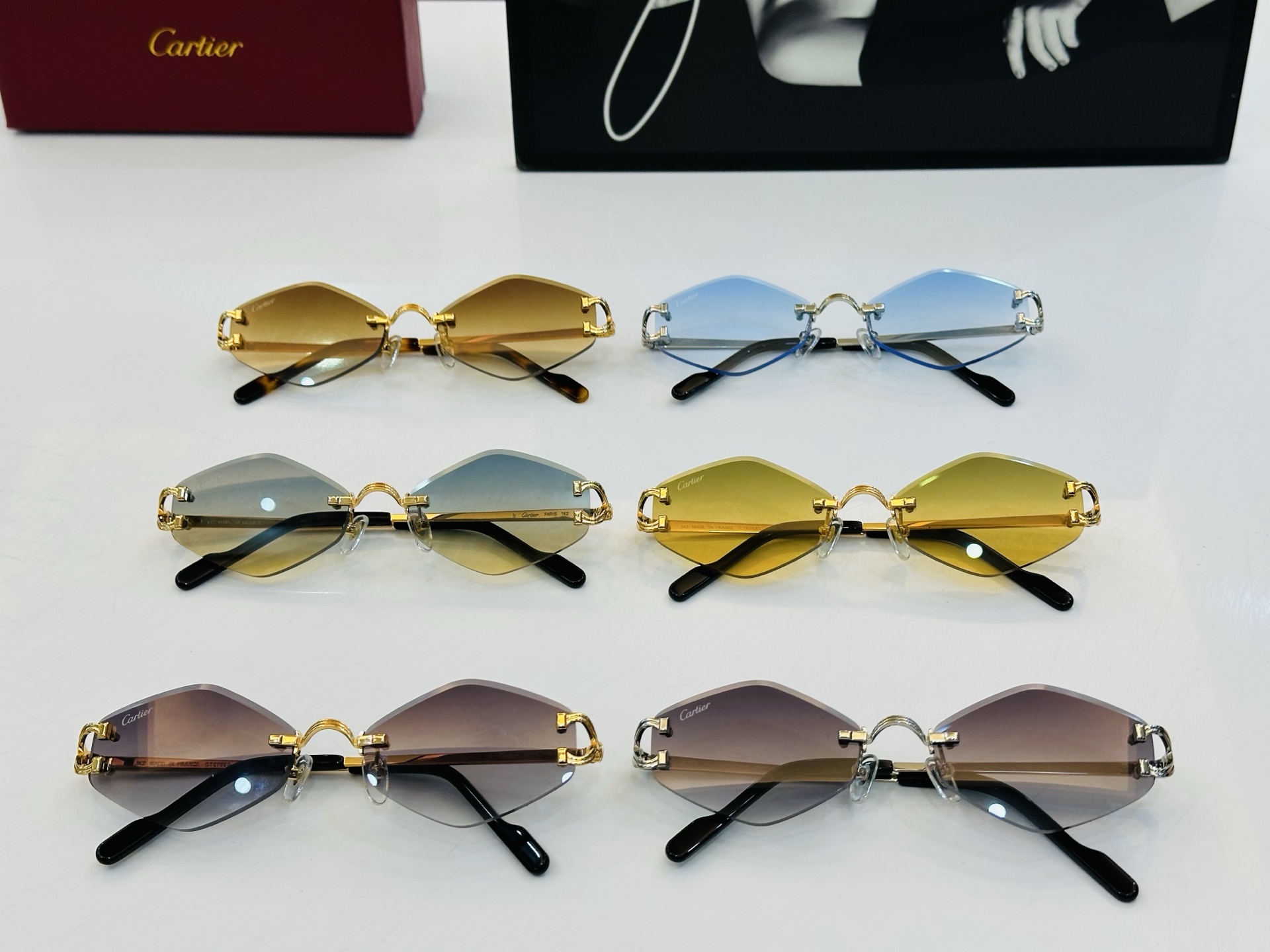 🆕 原版Cartie* 卡家 太阳镜 CT0769S Size：57口18-142 电镀工艺精湛大牌品 