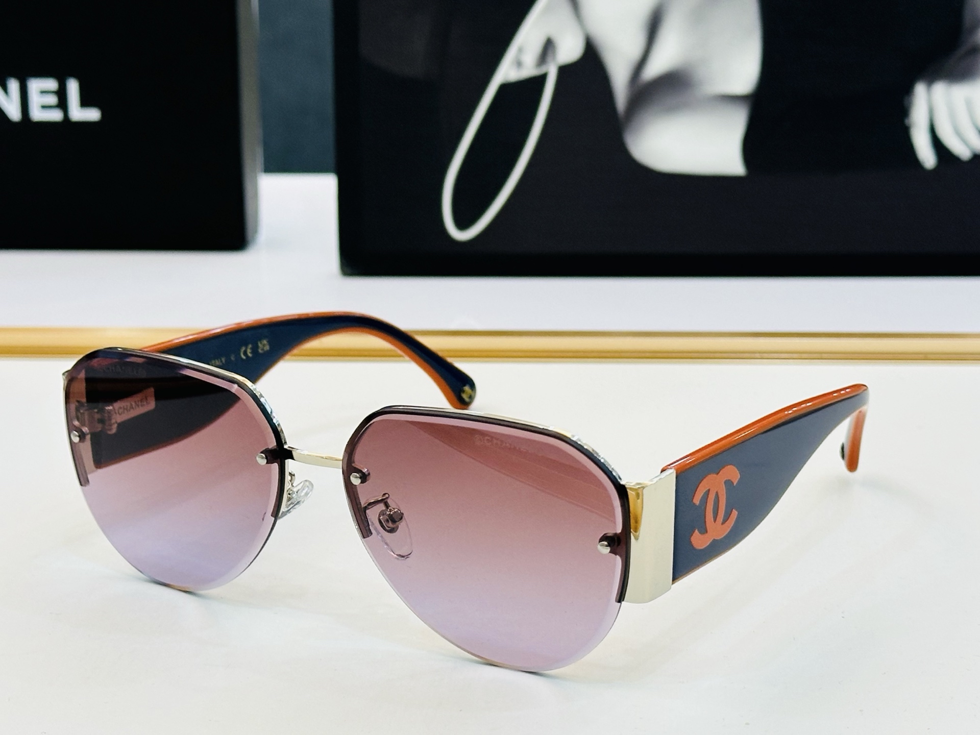 CHANE*香家 CH6657 SIZE：62口15-145 潮流爆款 太阳镜 😍😍高品质 佩戴舒适 b
