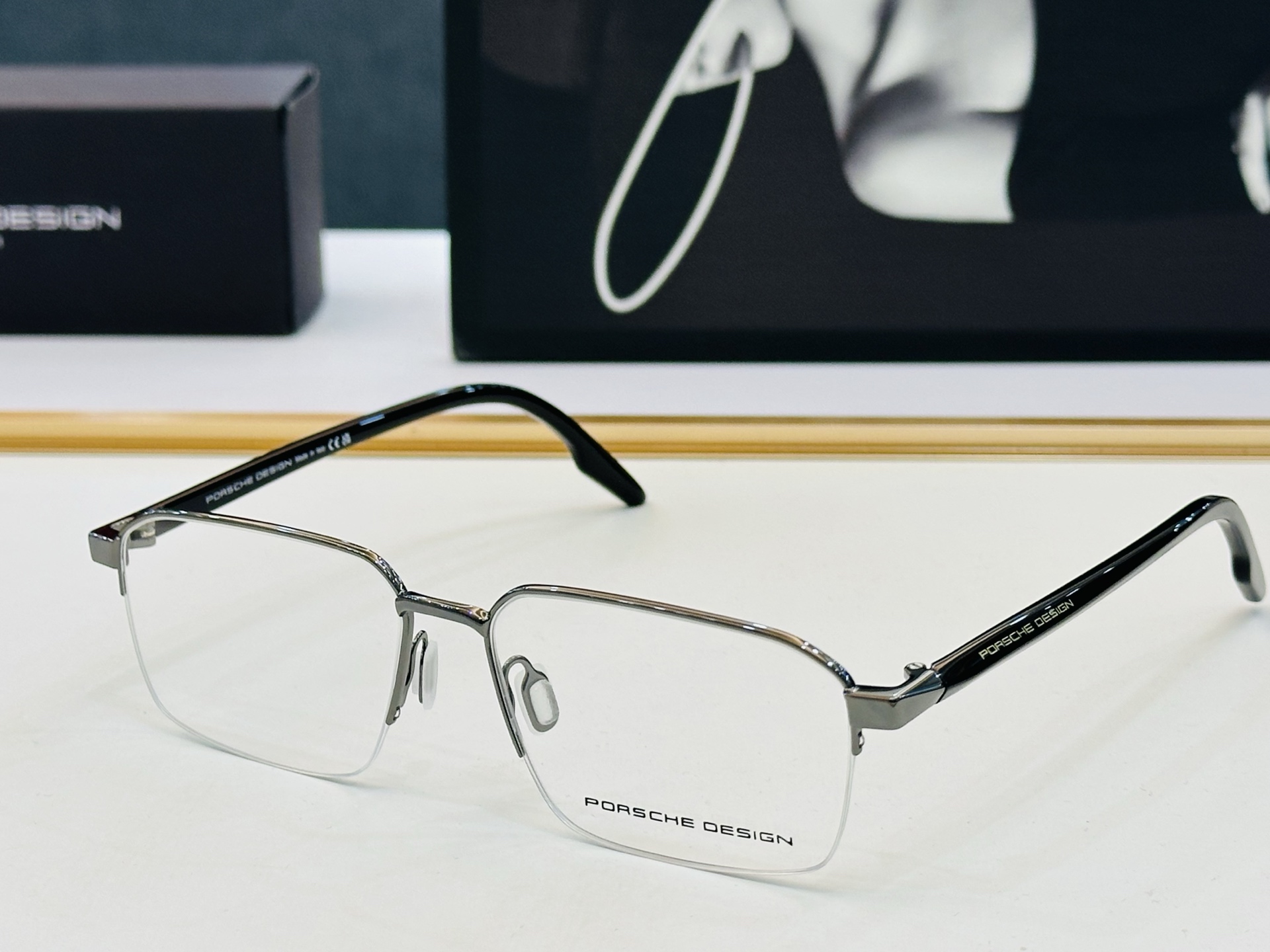 🌞保时家 Size：55口18-145 高档金属 💝[得意]超轻款 Z配光镜