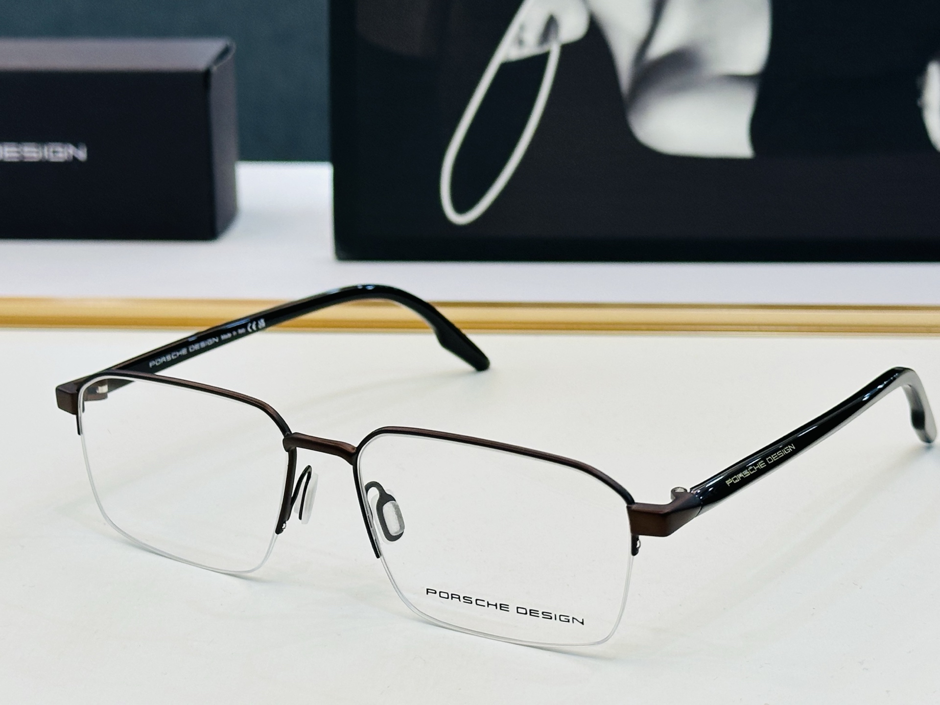 🌞保时家 Size：55口18-145 高档金属 💝[得意]超轻款 Z配光镜