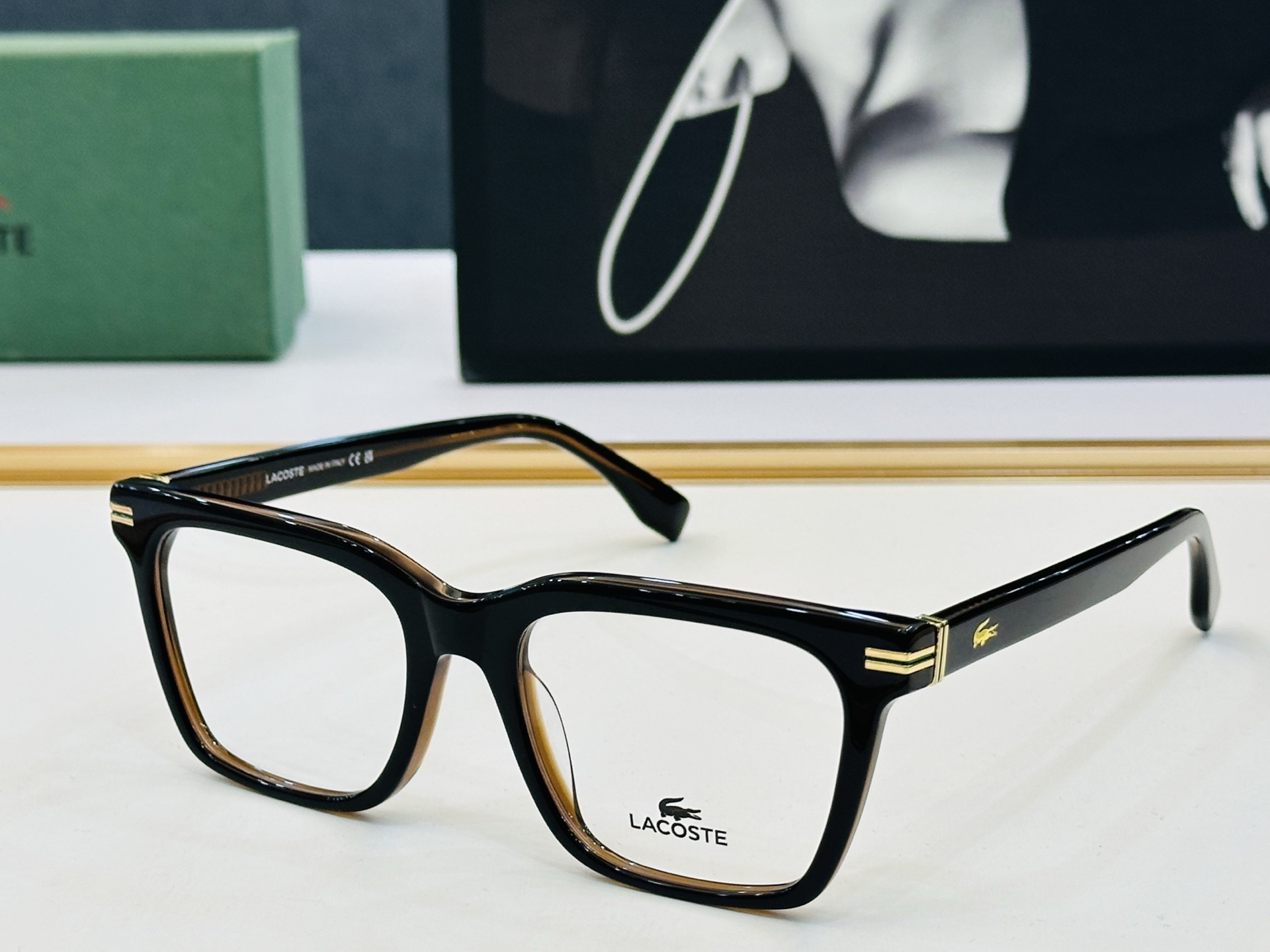 🆕 鳄鱼 LACOSTE 最新款L6056 Size：54口19-145 💫💫时尚舒适 💍Z超轻 配光架