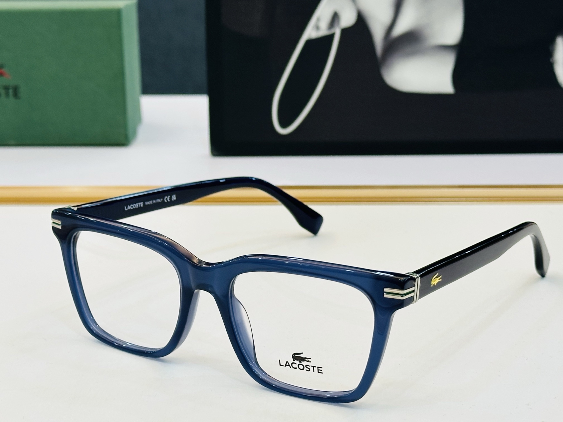 🆕 鳄鱼 LACOSTE 最新款L6056 Size：54口19-145 💫💫时尚舒适 💍Z超轻 配光架