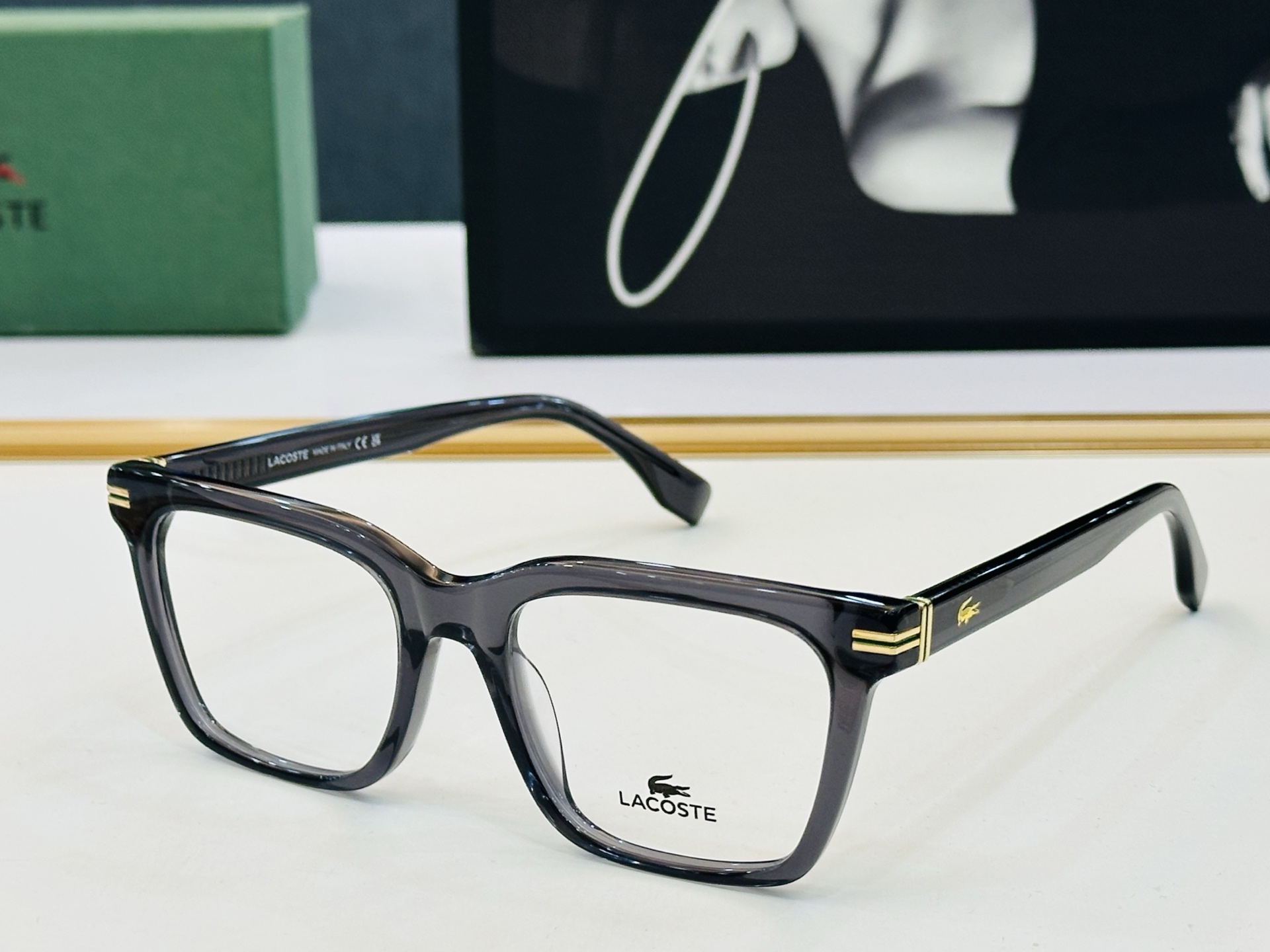 🆕 鳄鱼 LACOSTE 最新款L6056 Size：54口19-145 💫💫时尚舒适 💍Z超轻 配光架