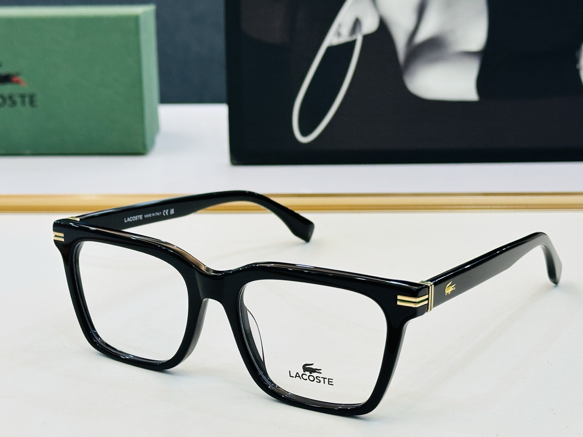 🆕 鳄鱼 LACOSTE 最新款L6056 Size：54口19-145 💫💫时尚舒适 💍Z超轻 配光架