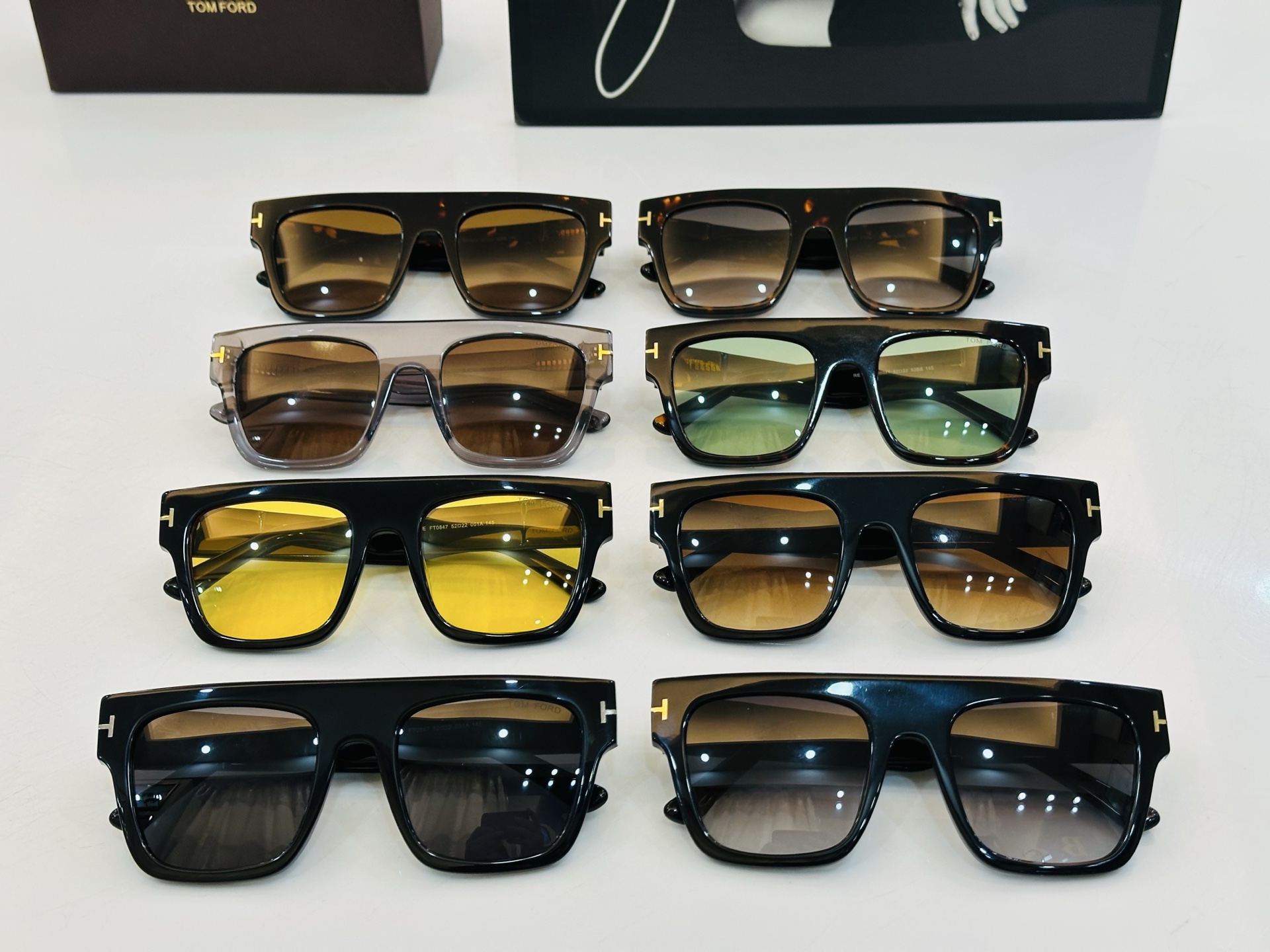 🎉TOM FOR*🎉汤姆家 Model: FT0947 Size：52口22-145 时尚框 板材太阳镜