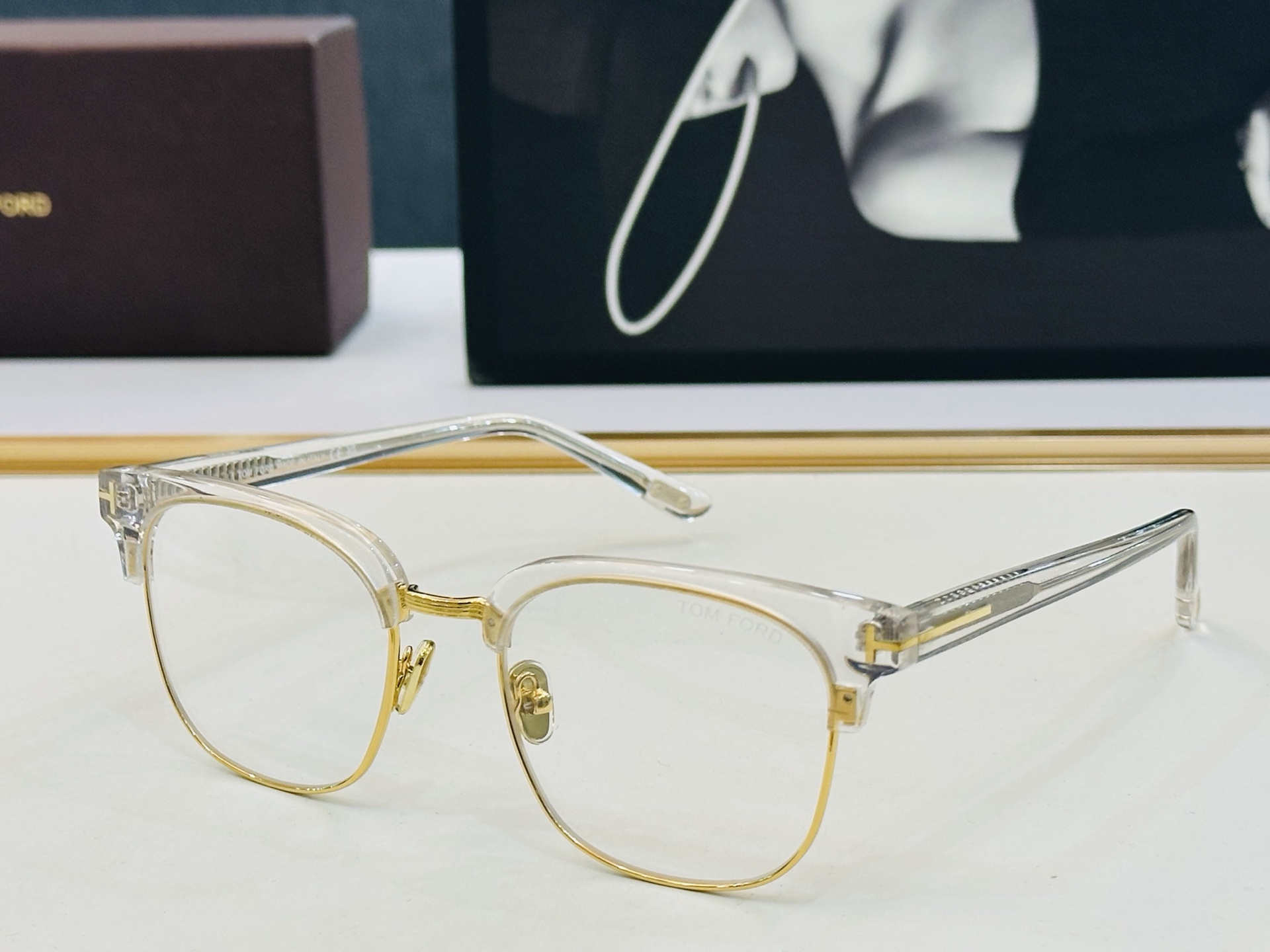 🎉TOM FOR*🎉汤姆家 Model: FT1165 Size：52口20-145 时尚框 板材👓 C