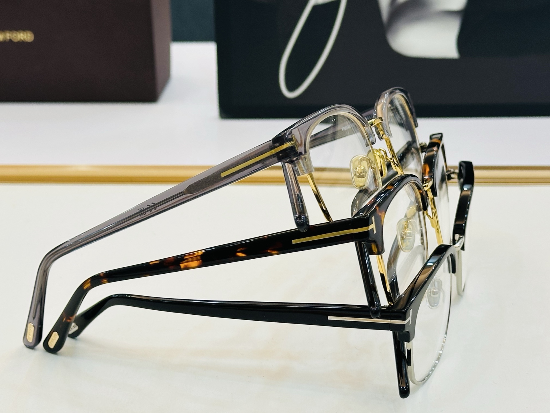 🎉TOM FOR*🎉汤姆家 Model: FT6001 Size：51口21-145 时尚框 板材👓 C