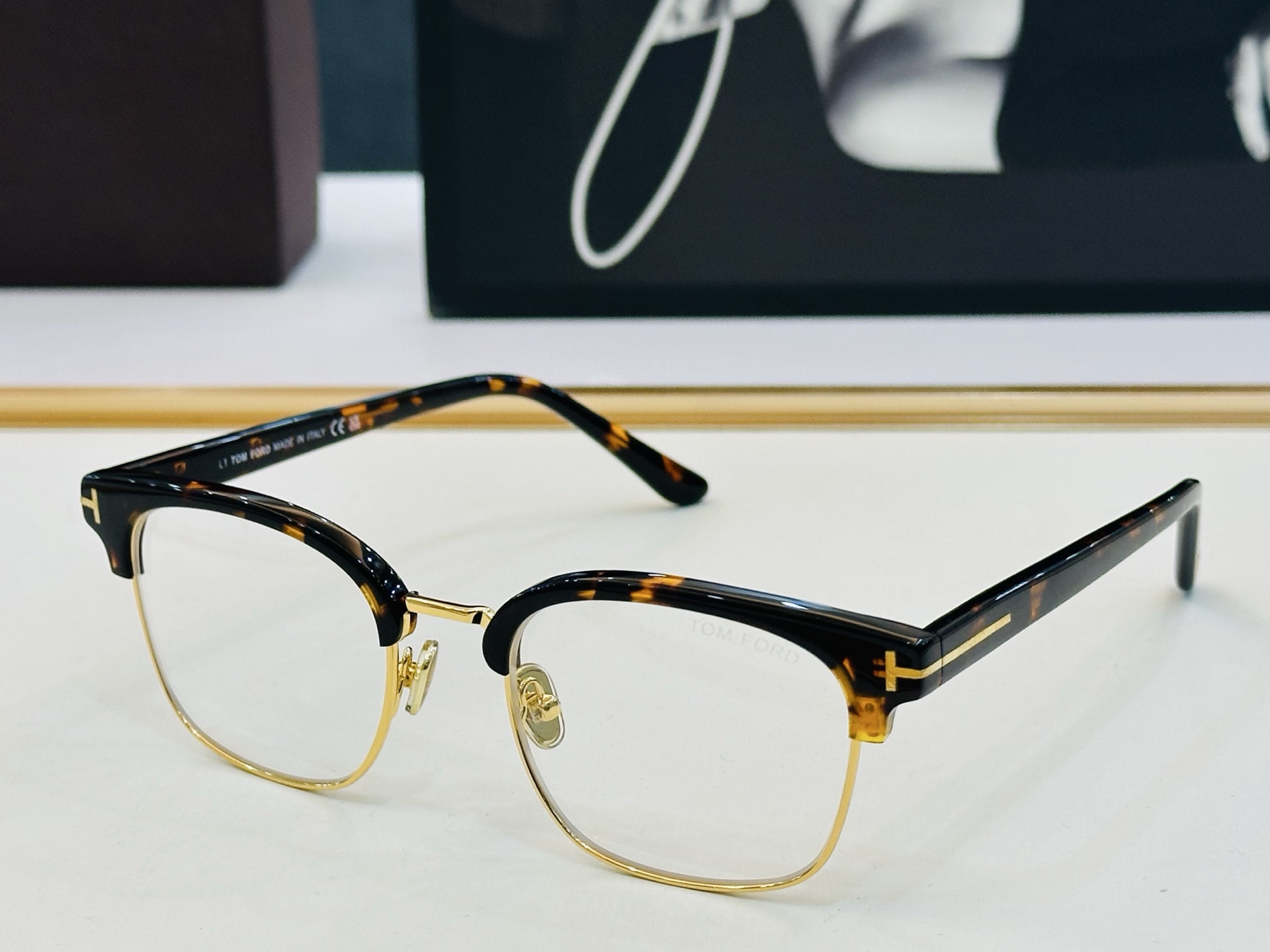 🎉TOM FOR*🎉汤姆家 Model: FT6001 Size：51口21-145 时尚框 板材👓 C