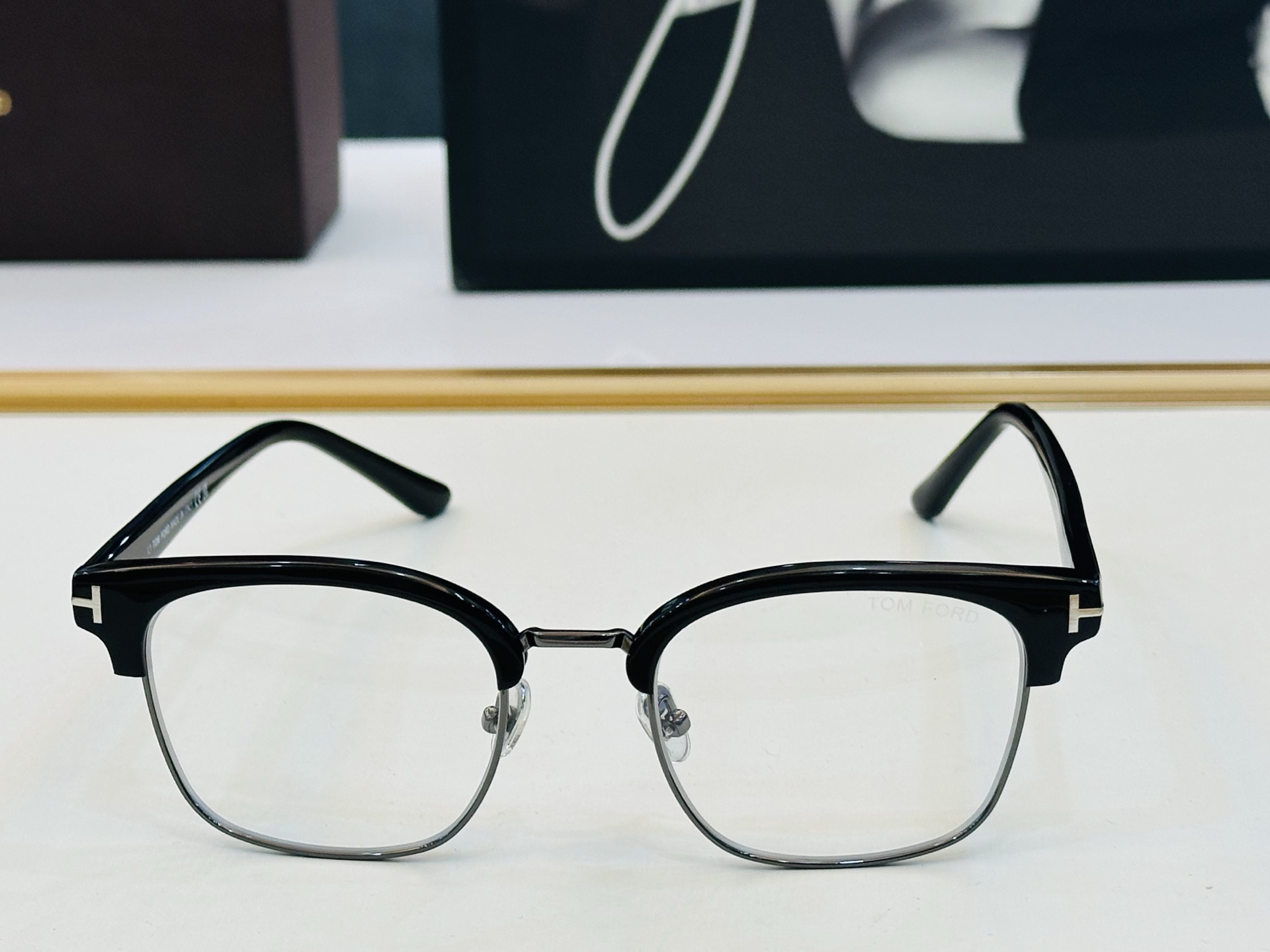 🎉TOM FOR*🎉汤姆家 Model: FT6001 Size：51口21-145 时尚框 板材👓 C